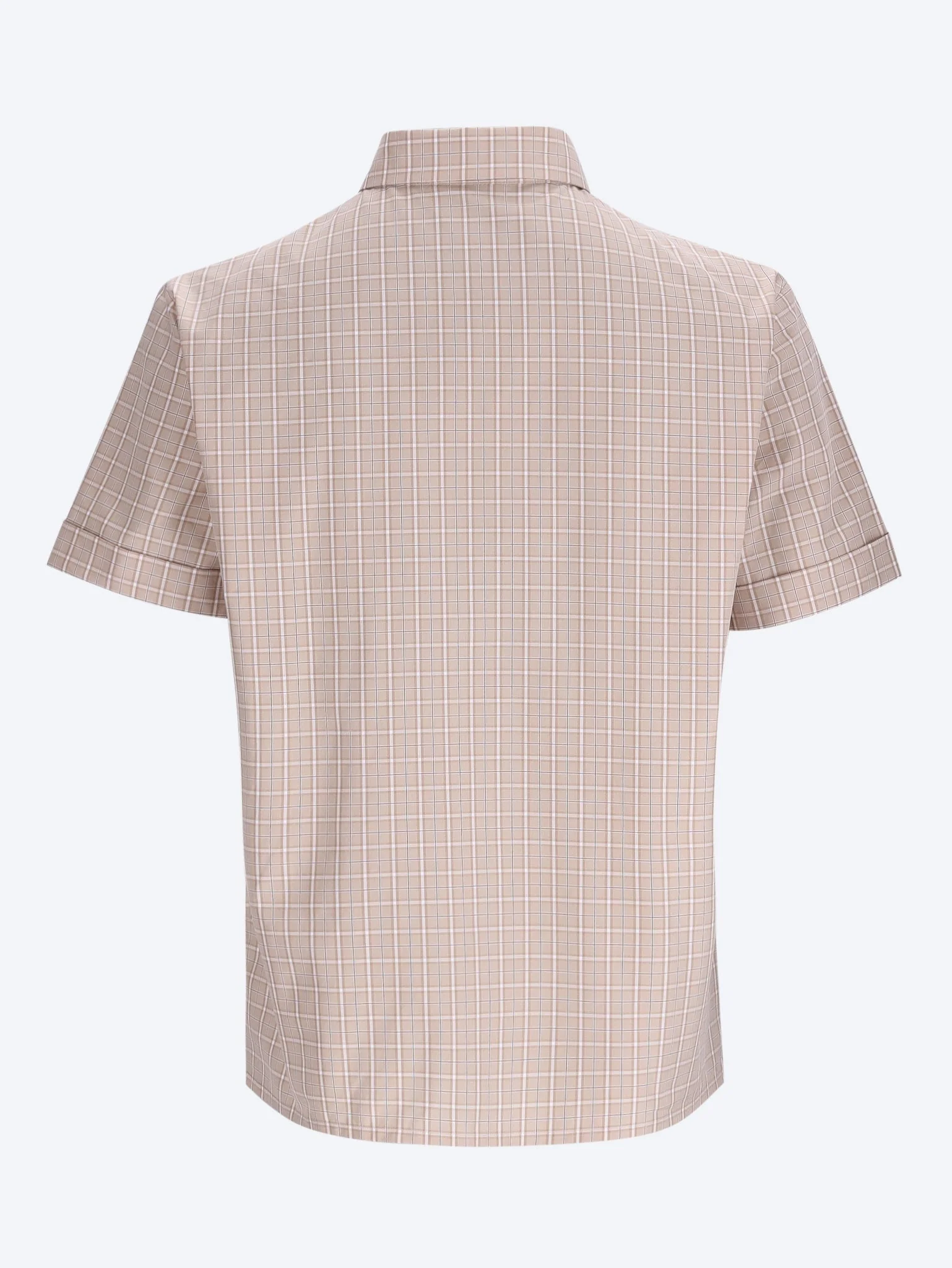 Checked poplin shirt - Image 2