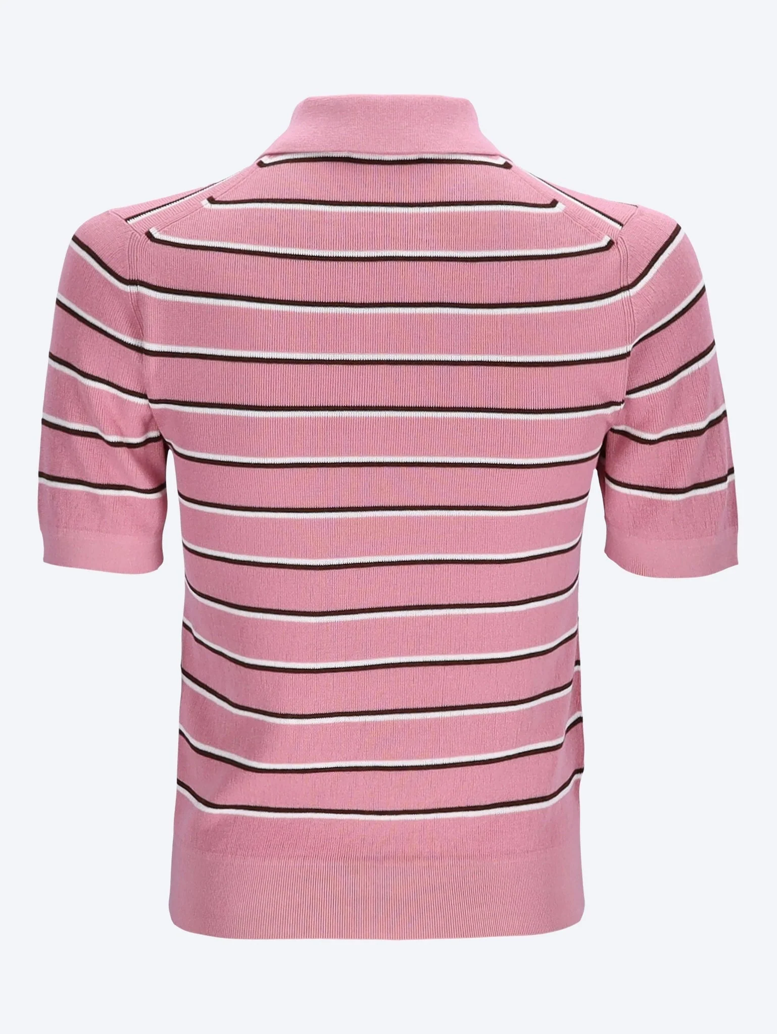 Cotton striped polo shirt - Image 2
