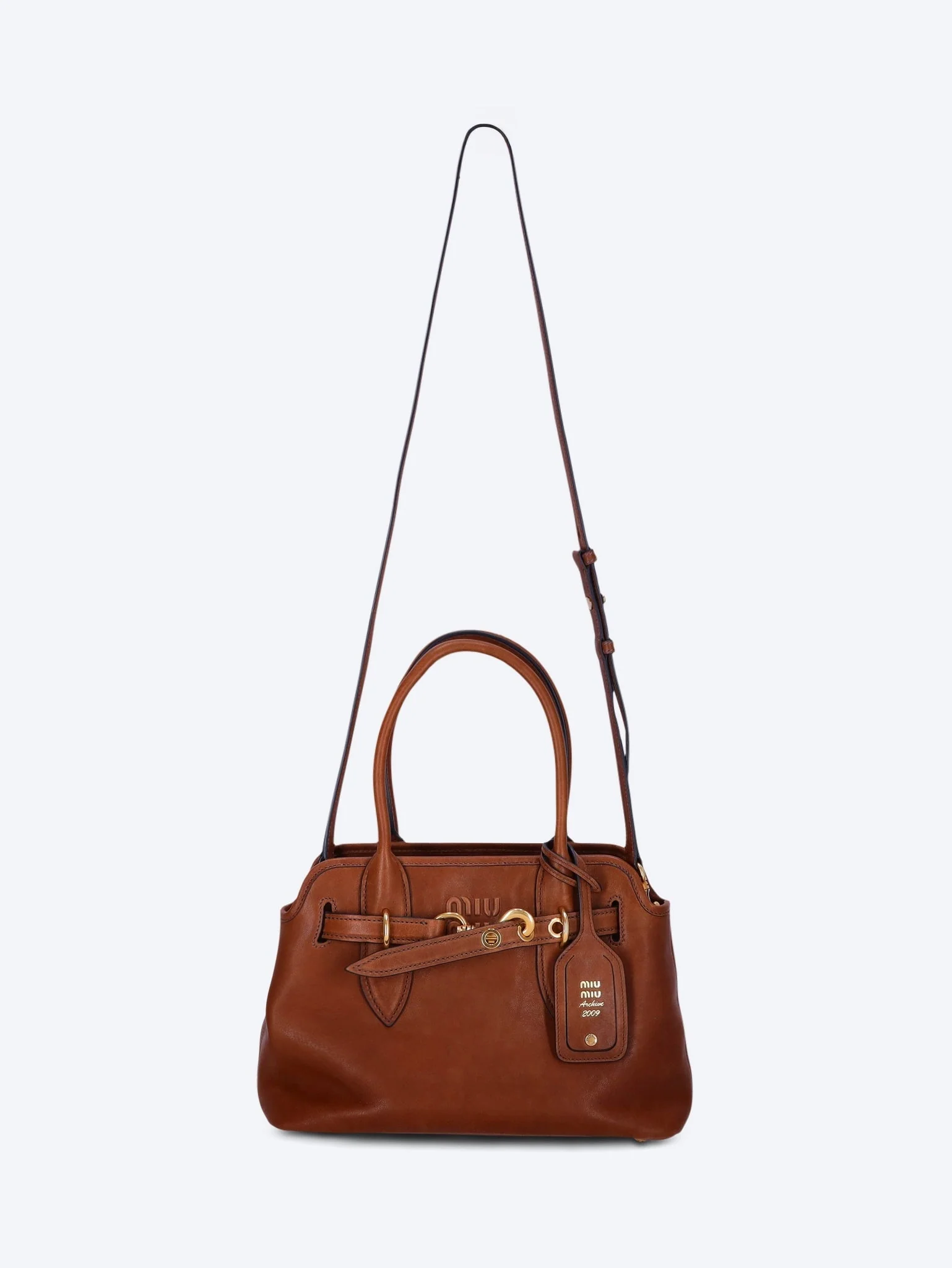 Nappa aviator leather handbag - Image 2