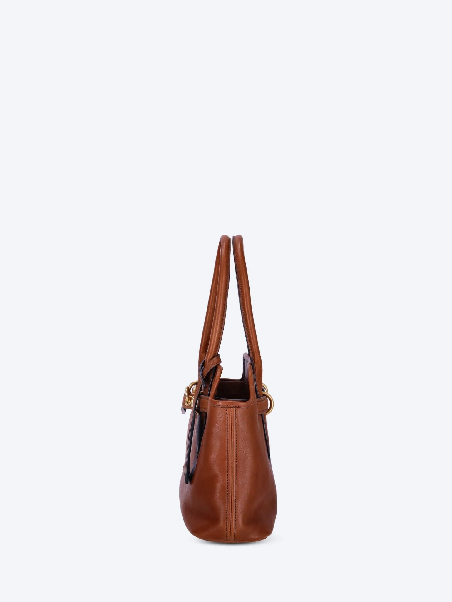 Nappa aviator leather handbag - Image 4