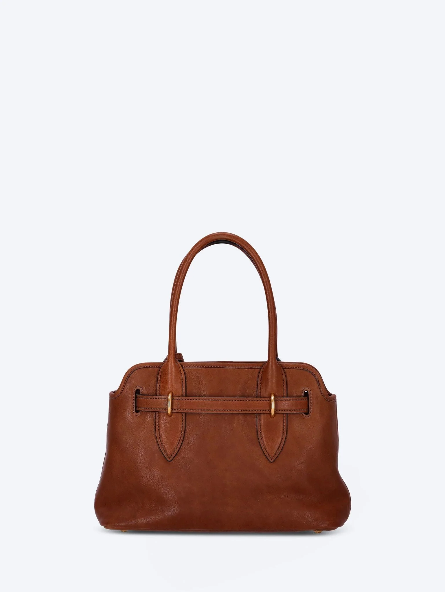 Nappa aviator leather handbag - Image 5