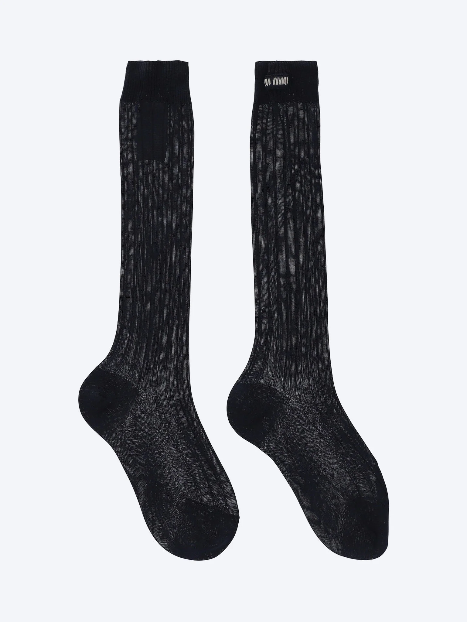 Ribbed silk socks - Image 2