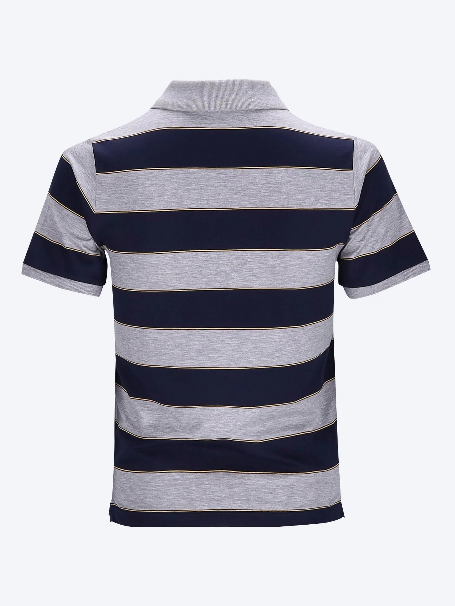 Striped jersey polo shirt - Image 2