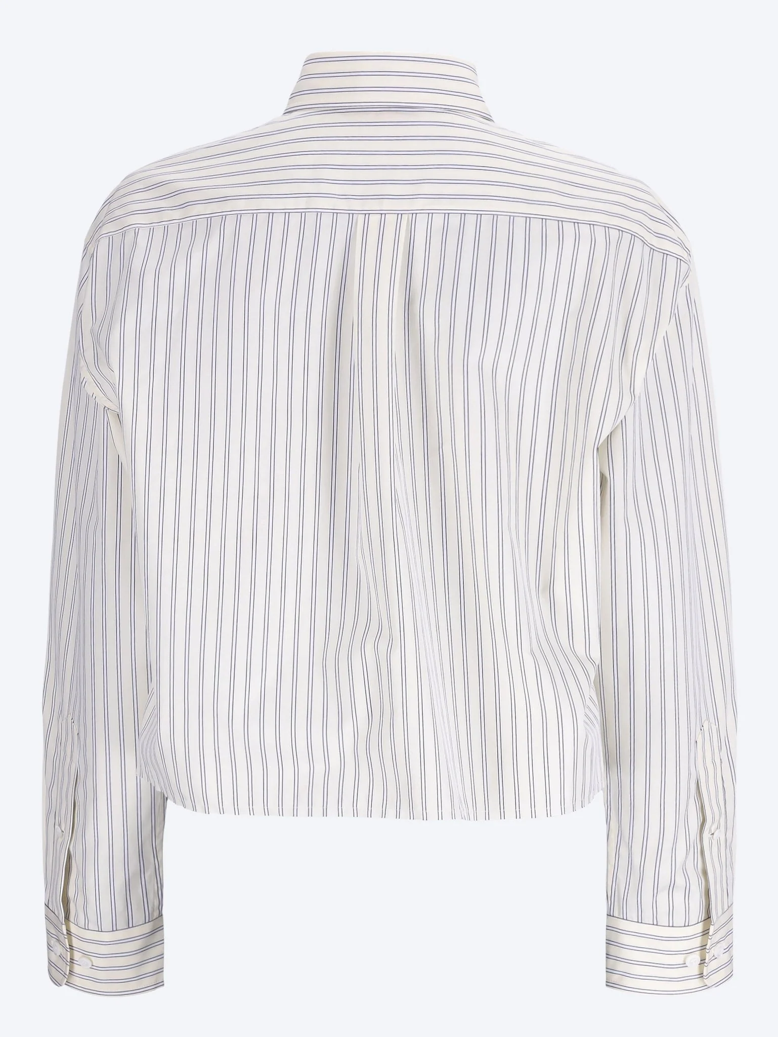Striped poplin shirt - Image 3