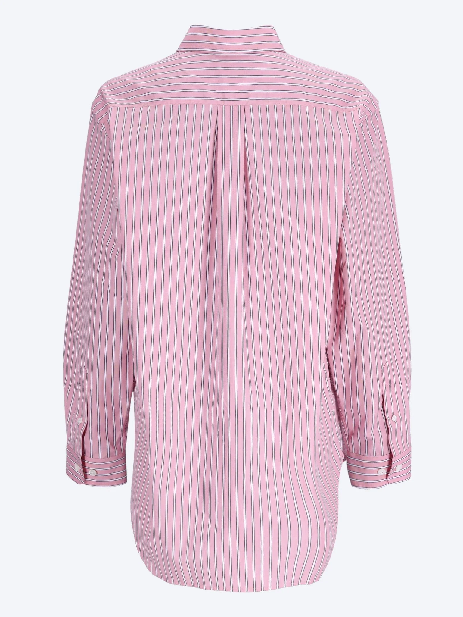 Striped poplin shirt - Image 3