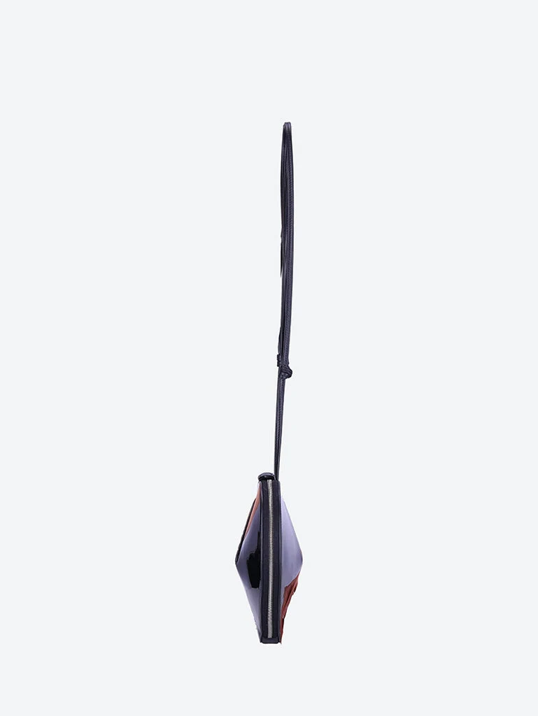 Patent leather le cœur shoulder bag - Image 3