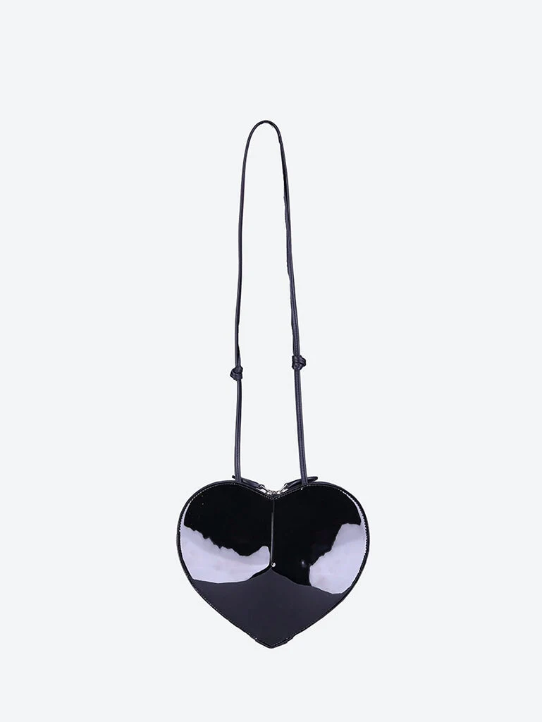 Patent leather le cœur shoulder bag - Image 4