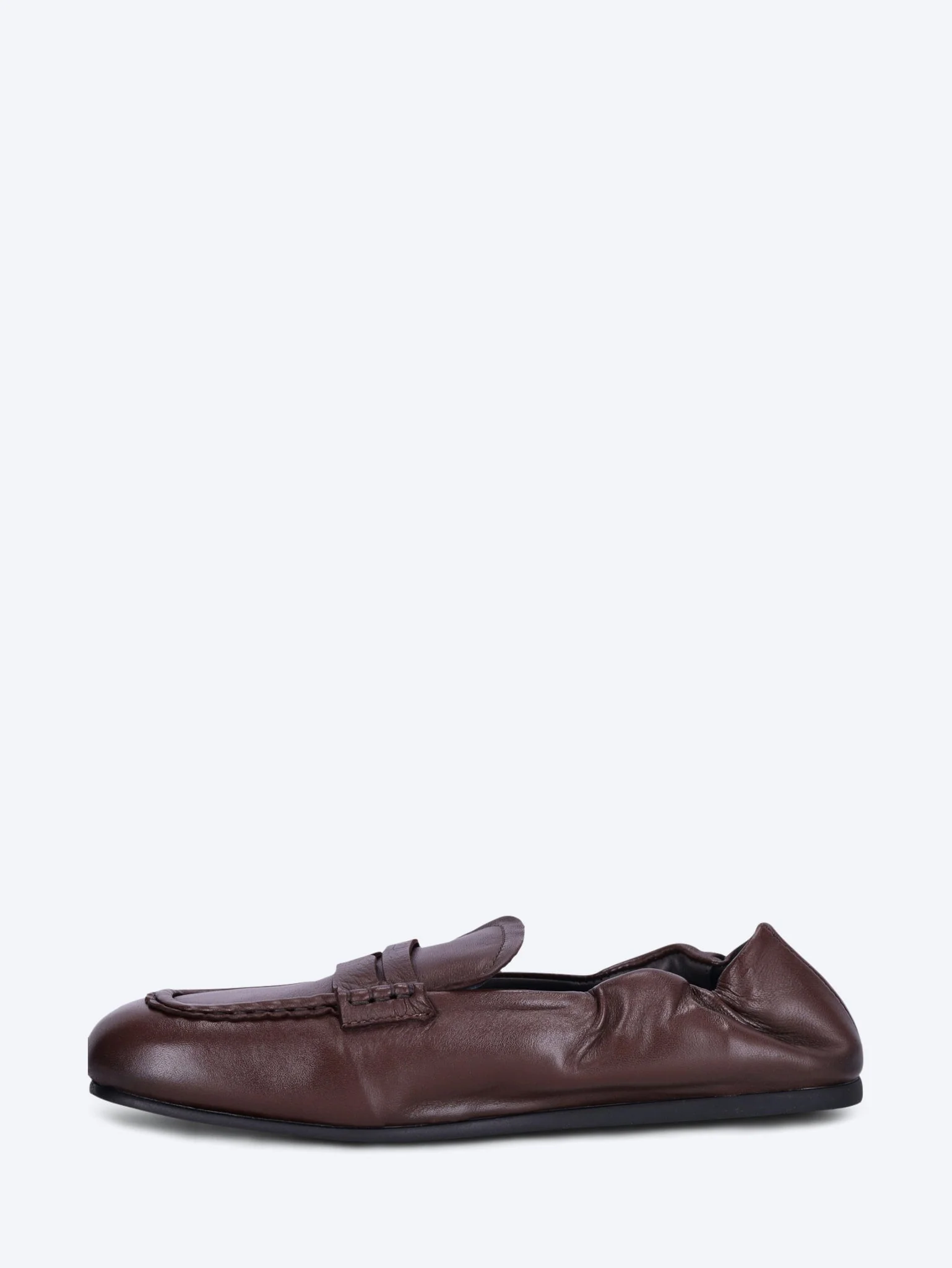 Penny square leather loafers - Image 4