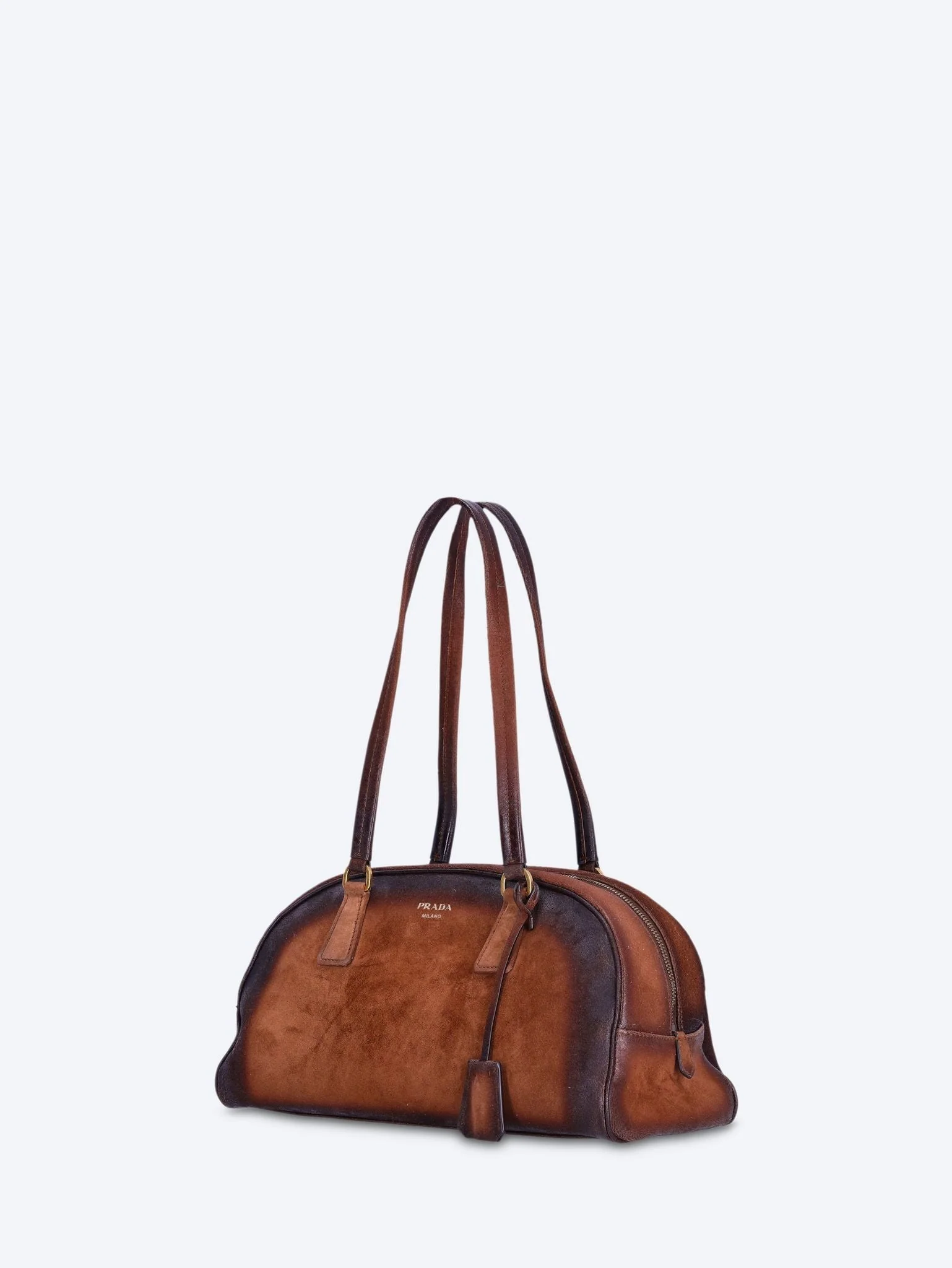 Bowling medium suede bag - Image 2