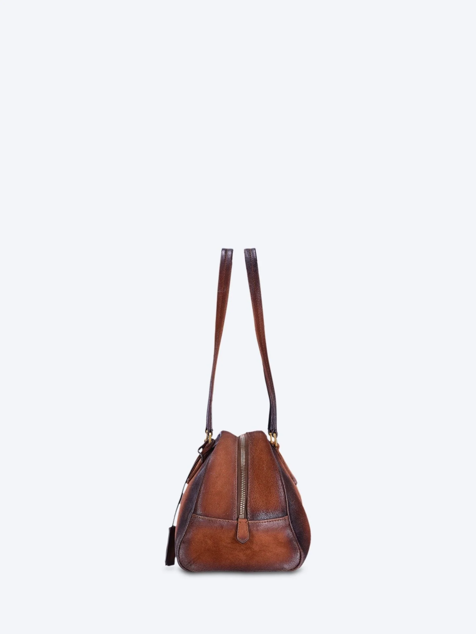 Bowling medium suede bag - Image 3