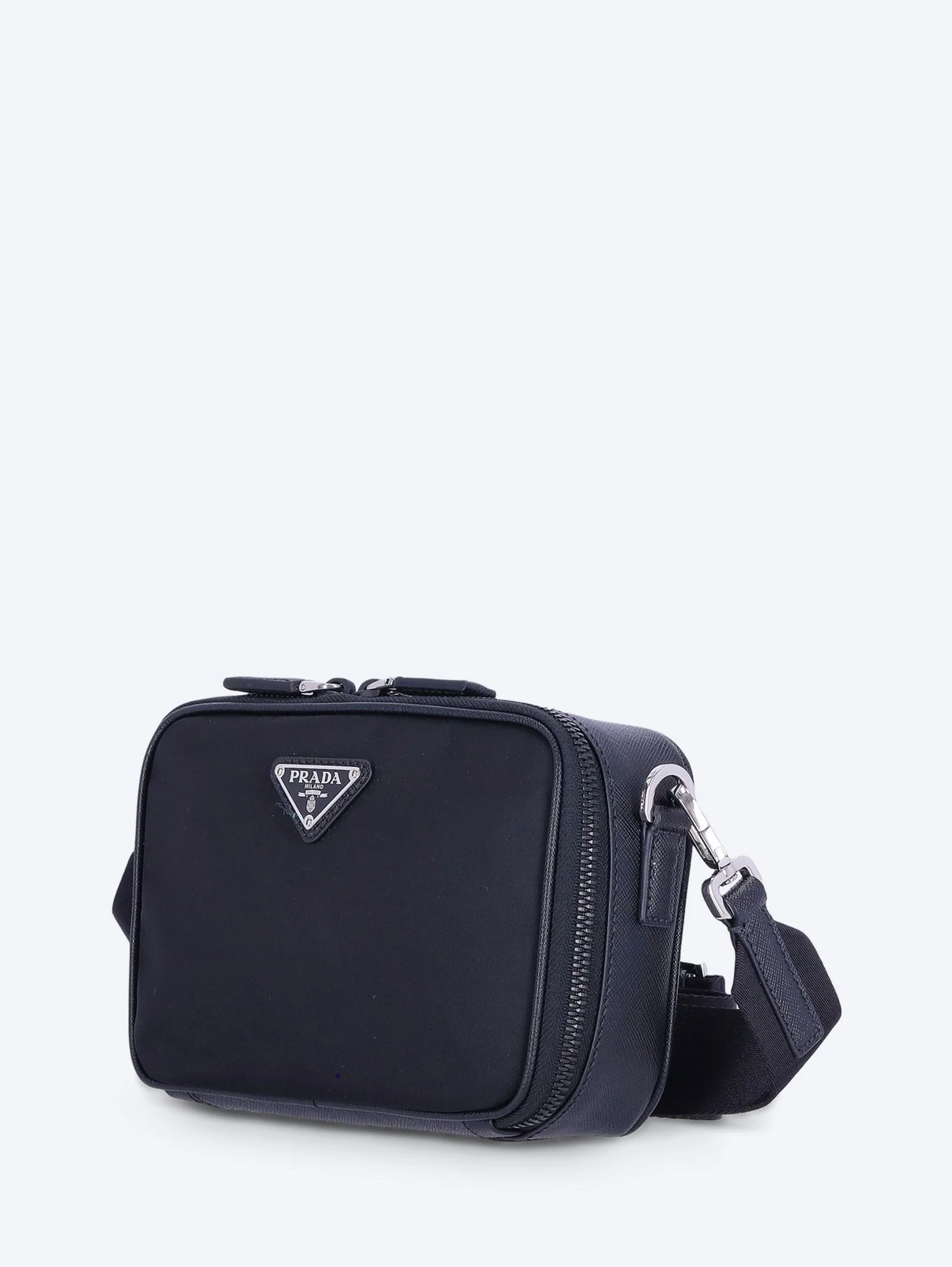 Brique re-nylon and saffiano leather bag - Image 2