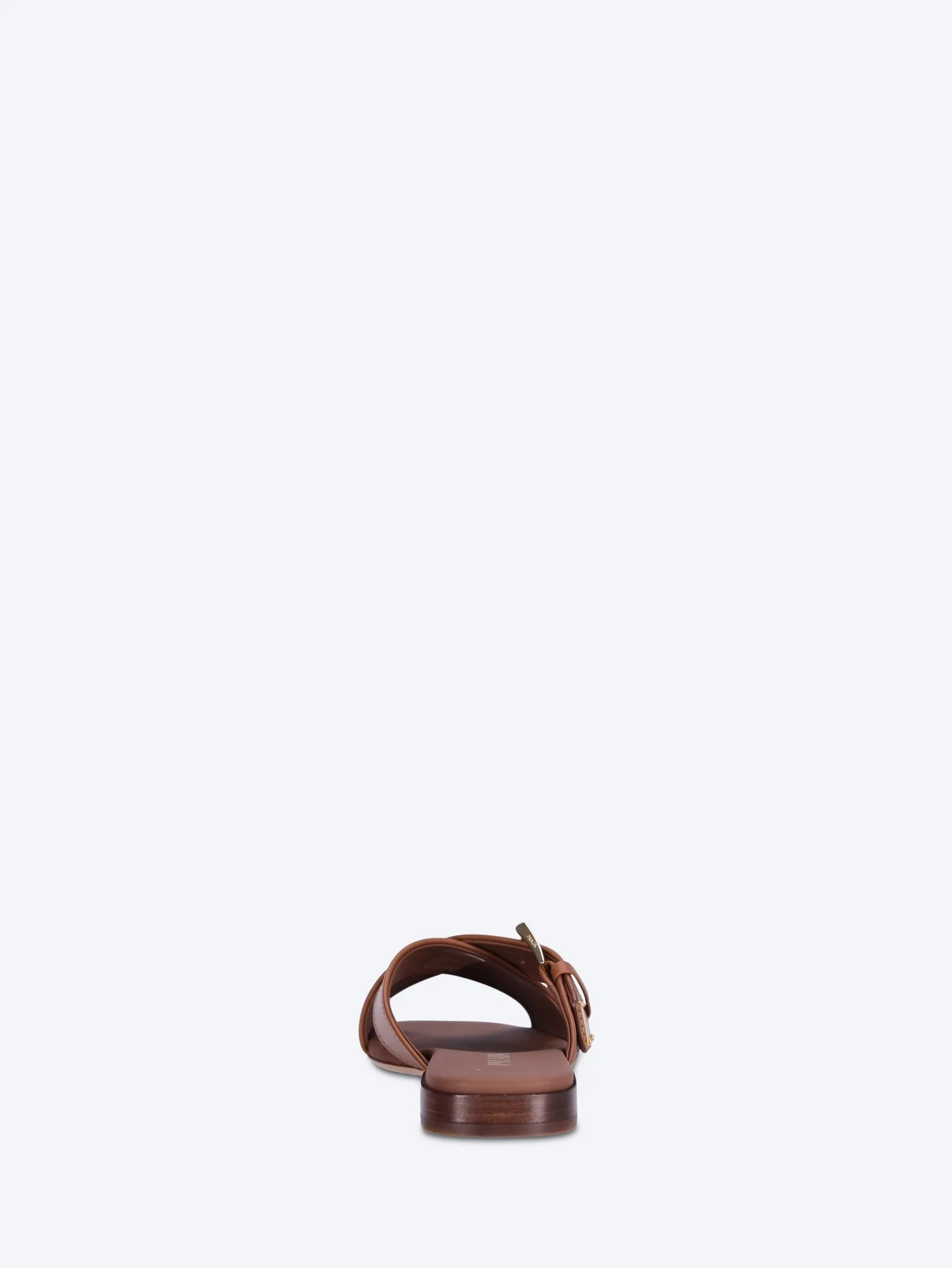 Leather crisscross slides - Image 5