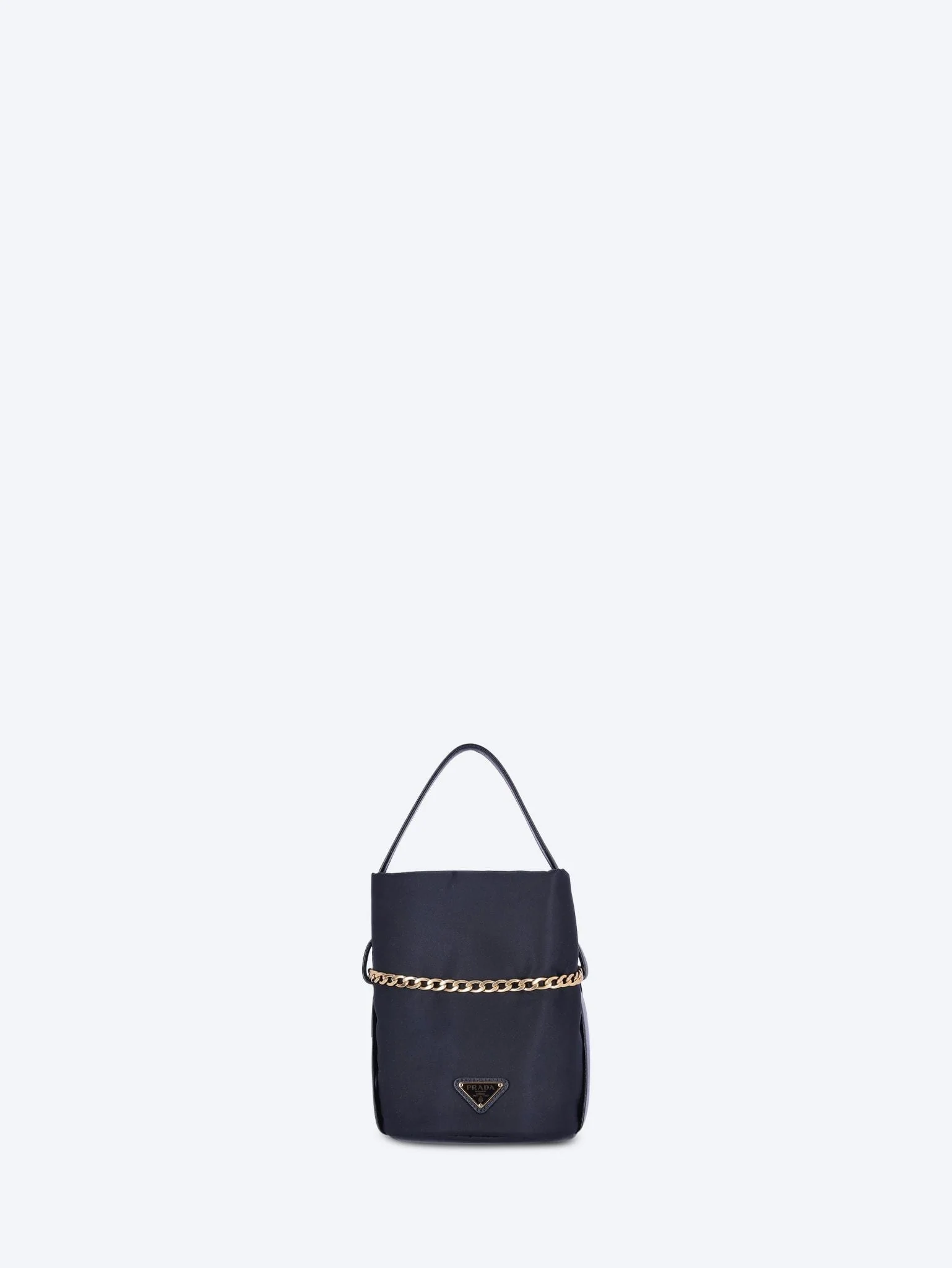 Re-nylon  leather mini bucket bag - Image 4
