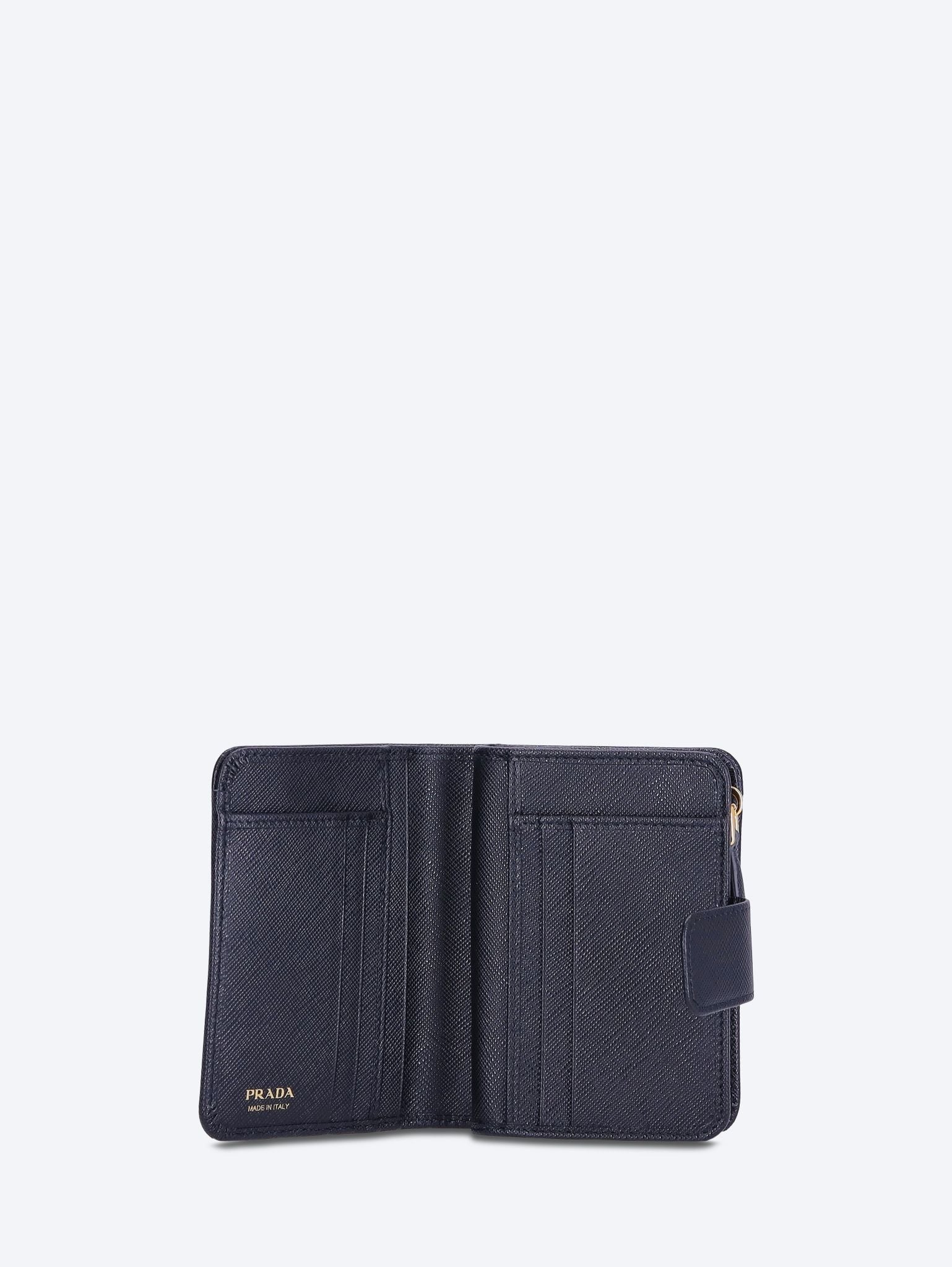 Saffiano triangle leather wallet - Image 2