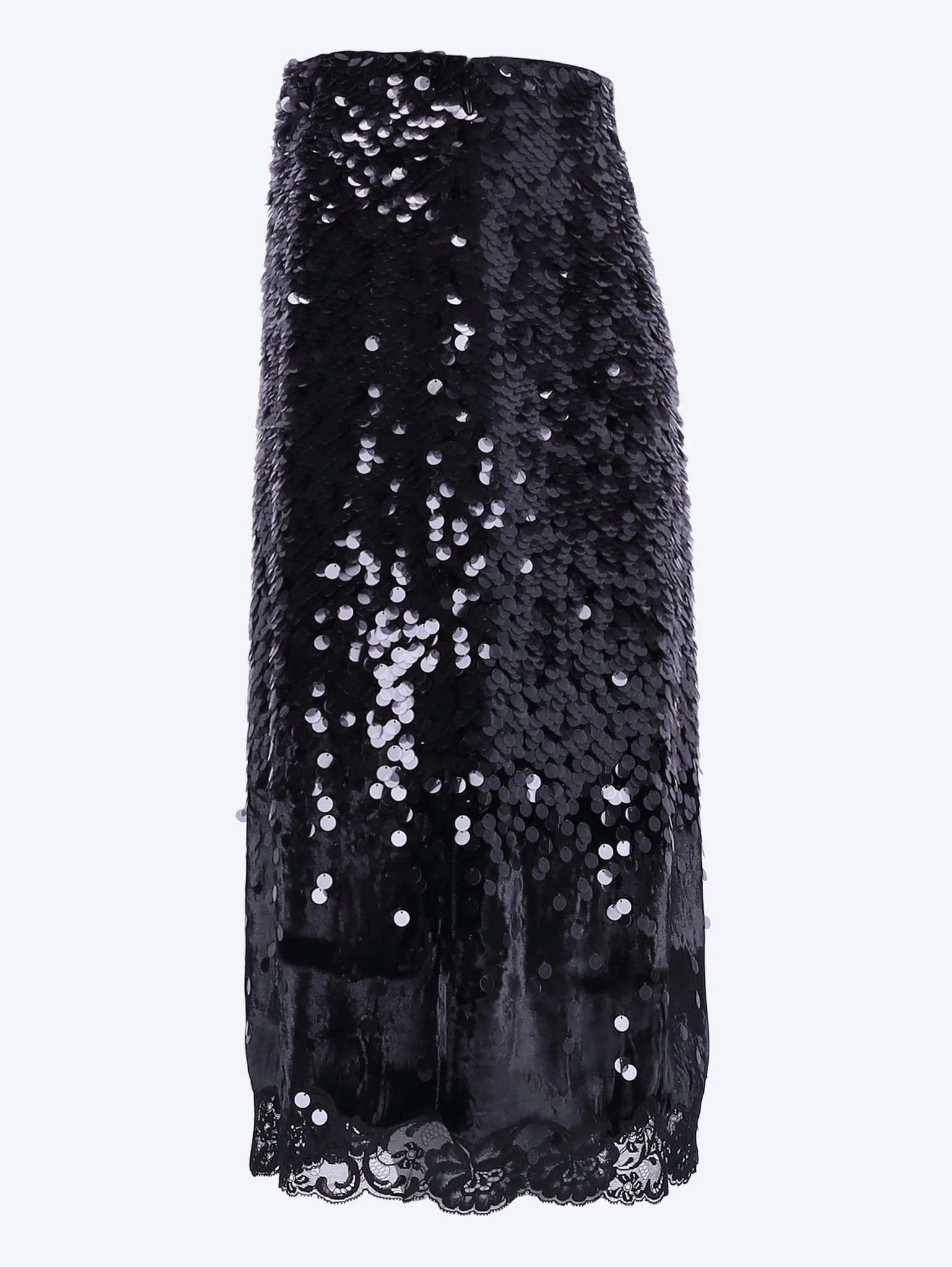 Velvet and lace skirt - Image 2