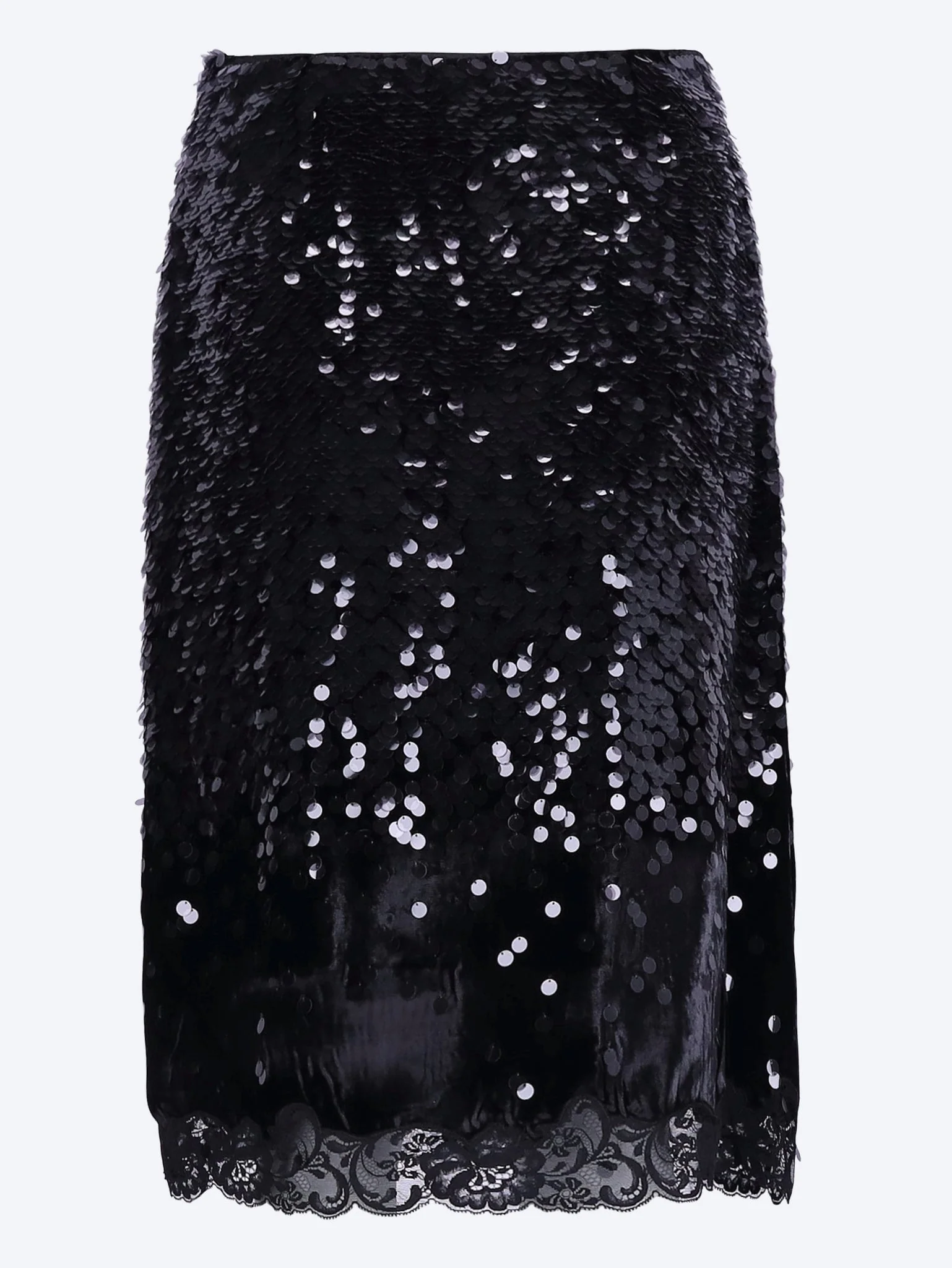 Velvet and lace skirt - Image 3