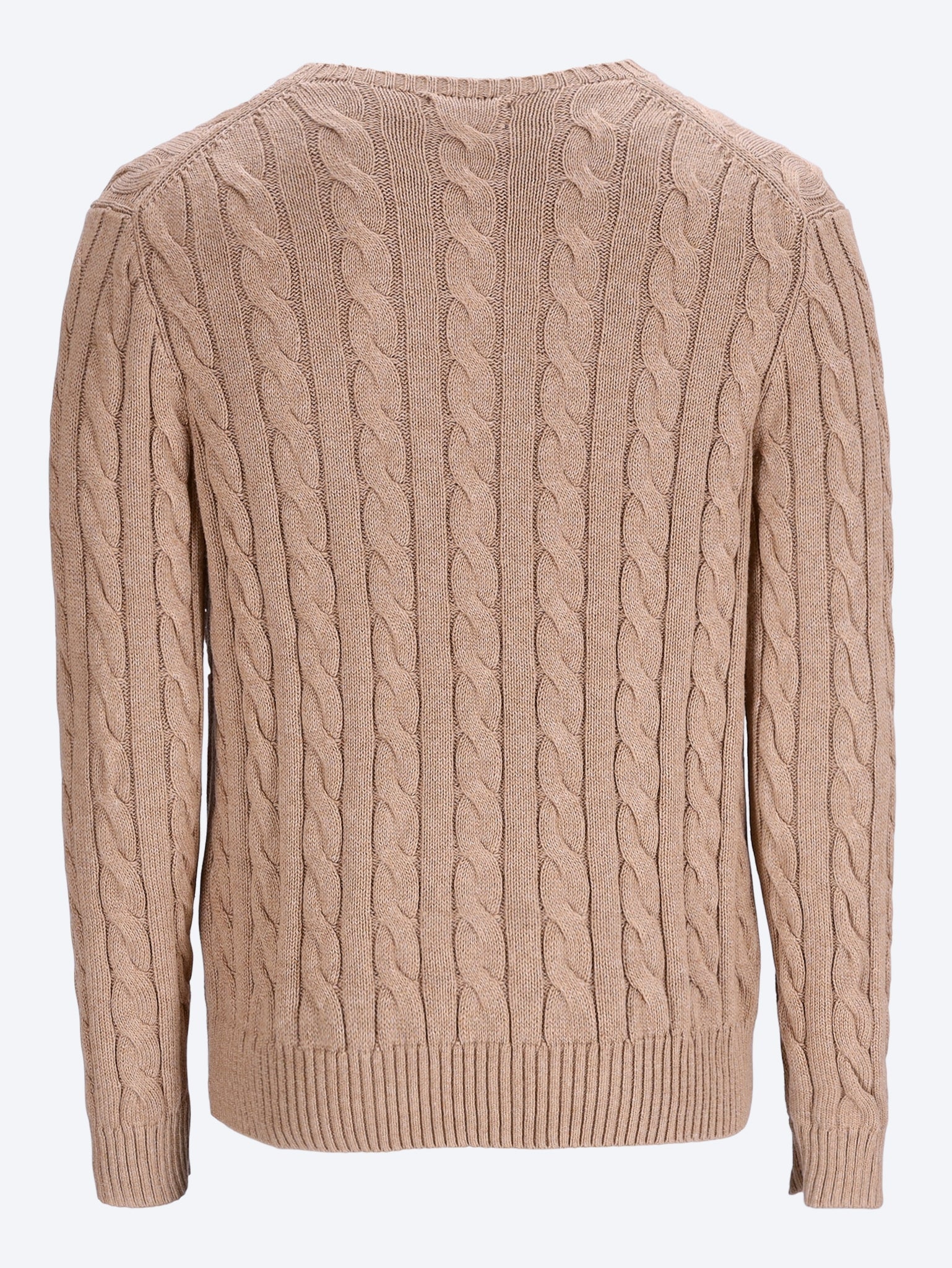 Cable knit crewneck sweater - Image 3