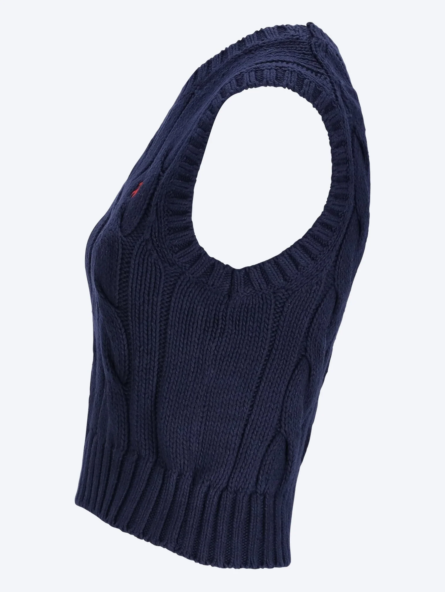 Cotton sleeveless sweater - Image 2