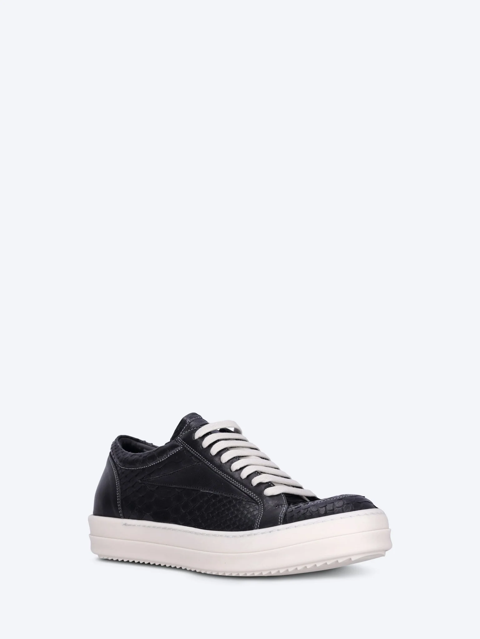 Python and leather vintage sneakers - Image 2