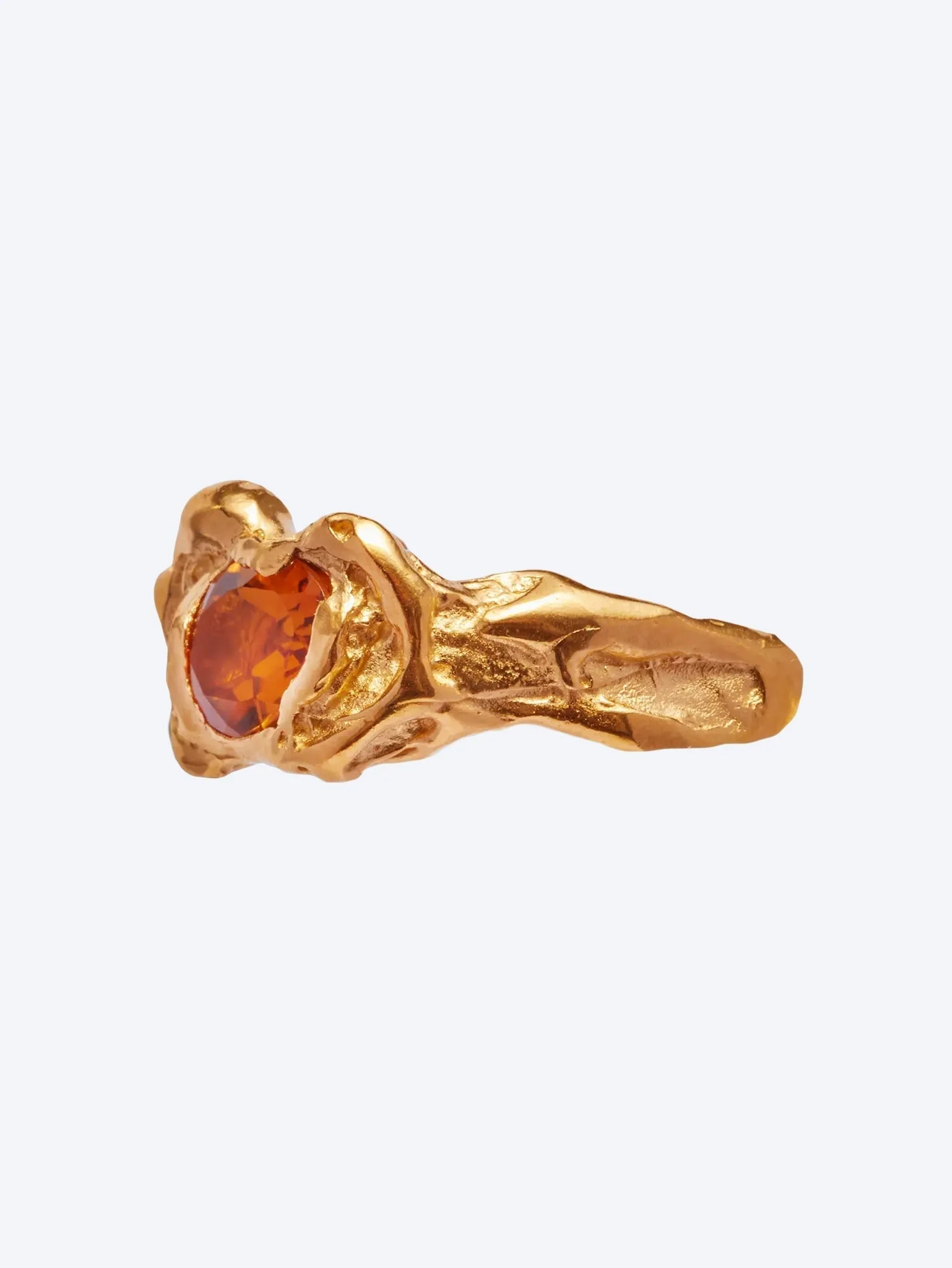 Ring ola blue gold orange citrine - Image 2