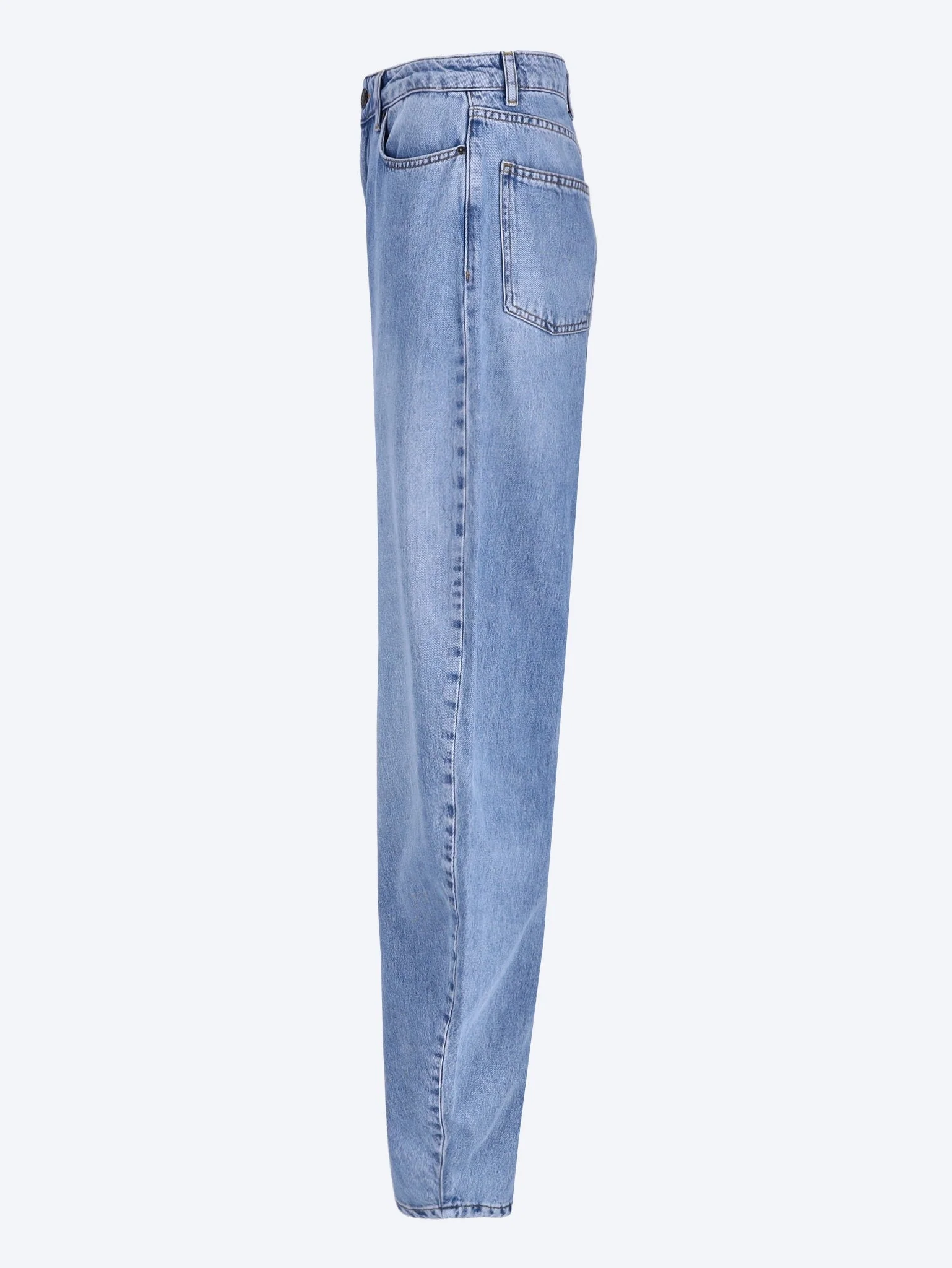 Draped barrel leg jeans - Image 2