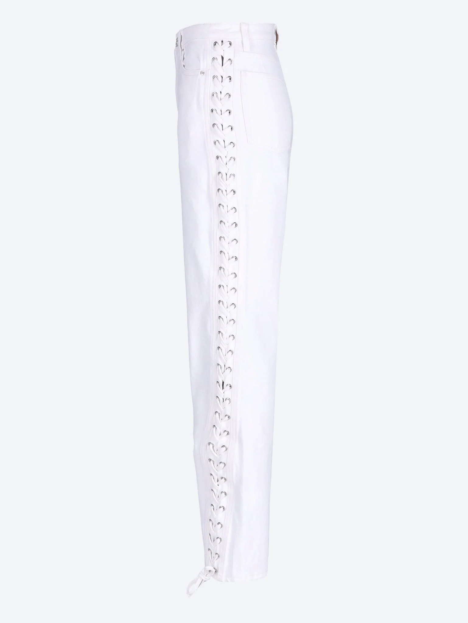 Loose fit laced jeans - Image 2