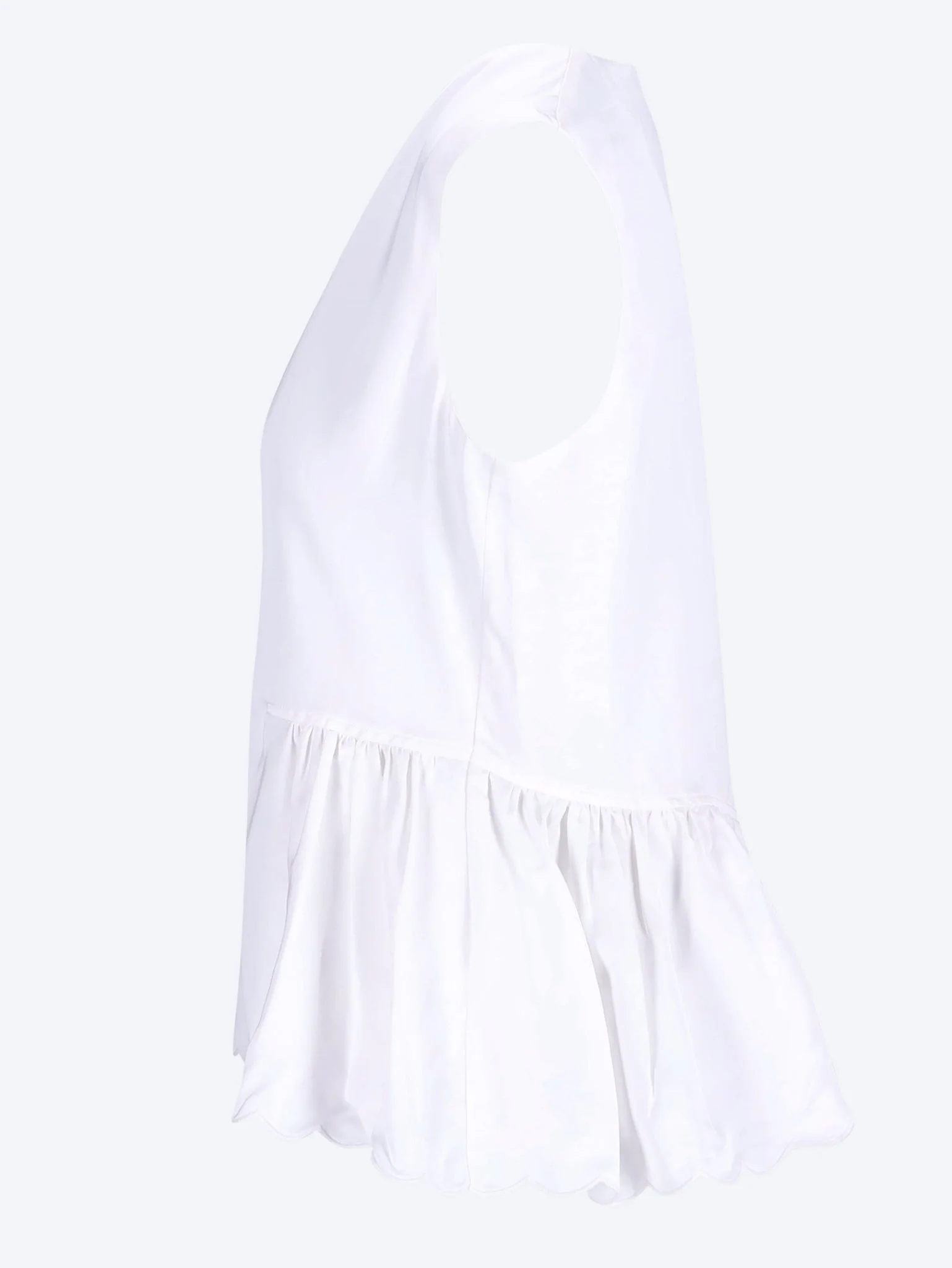 Satin sleeveless top - Image 2
