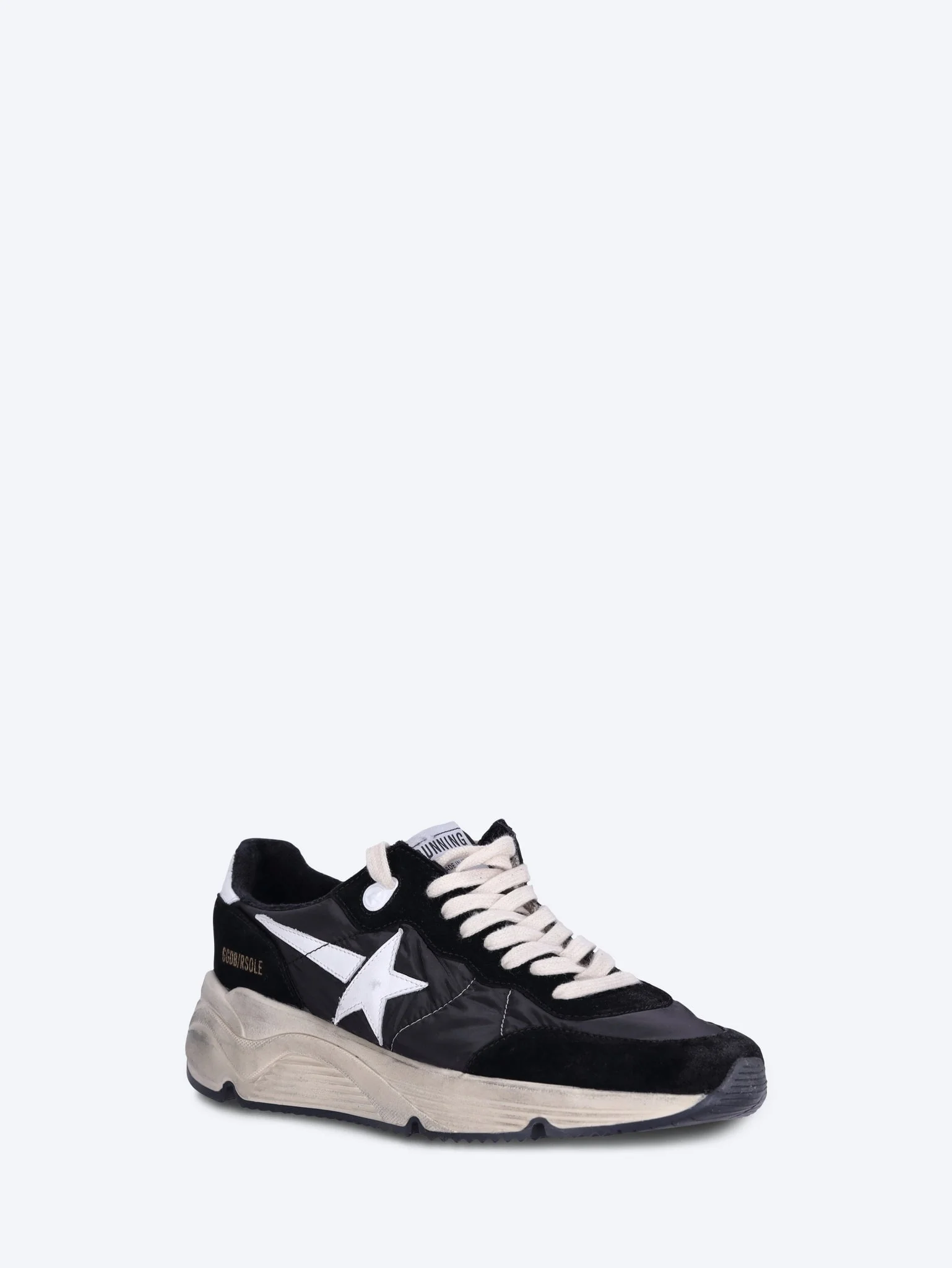 Running sole nylon suede  leather star sneakers - Image 2