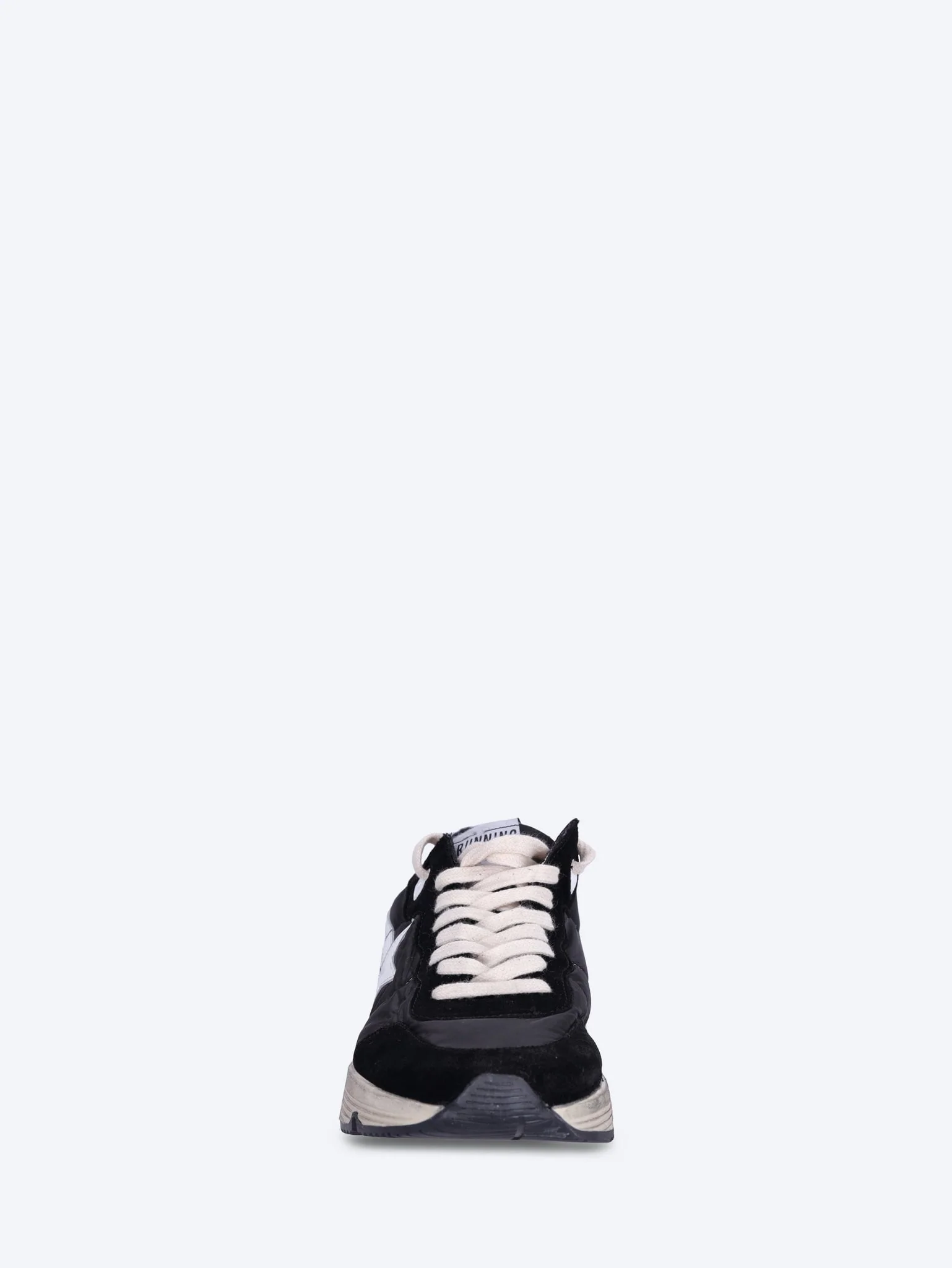 Running sole nylon suede  leather star sneakers - Image 3