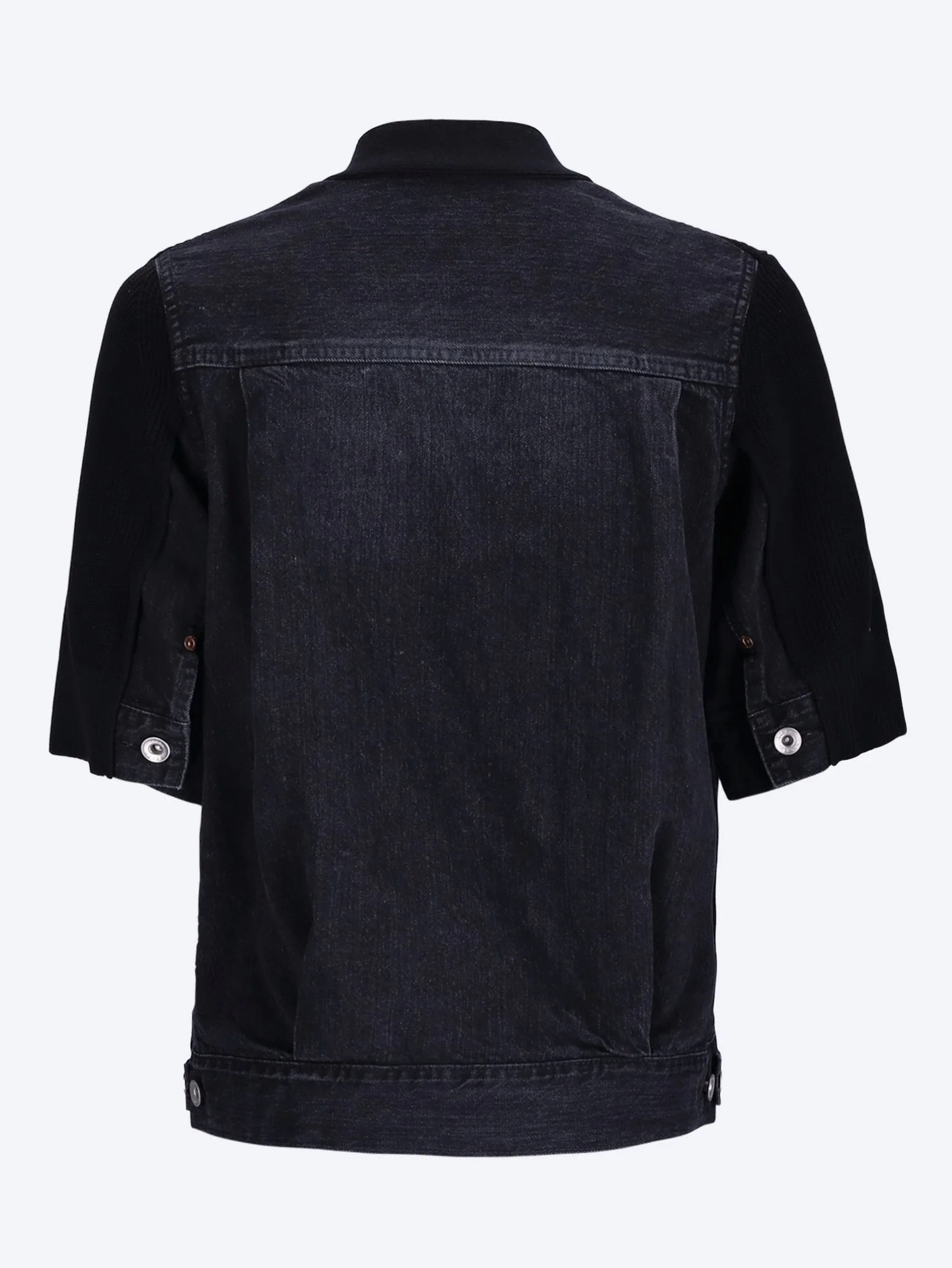Denim x knit cardigan - Image 3