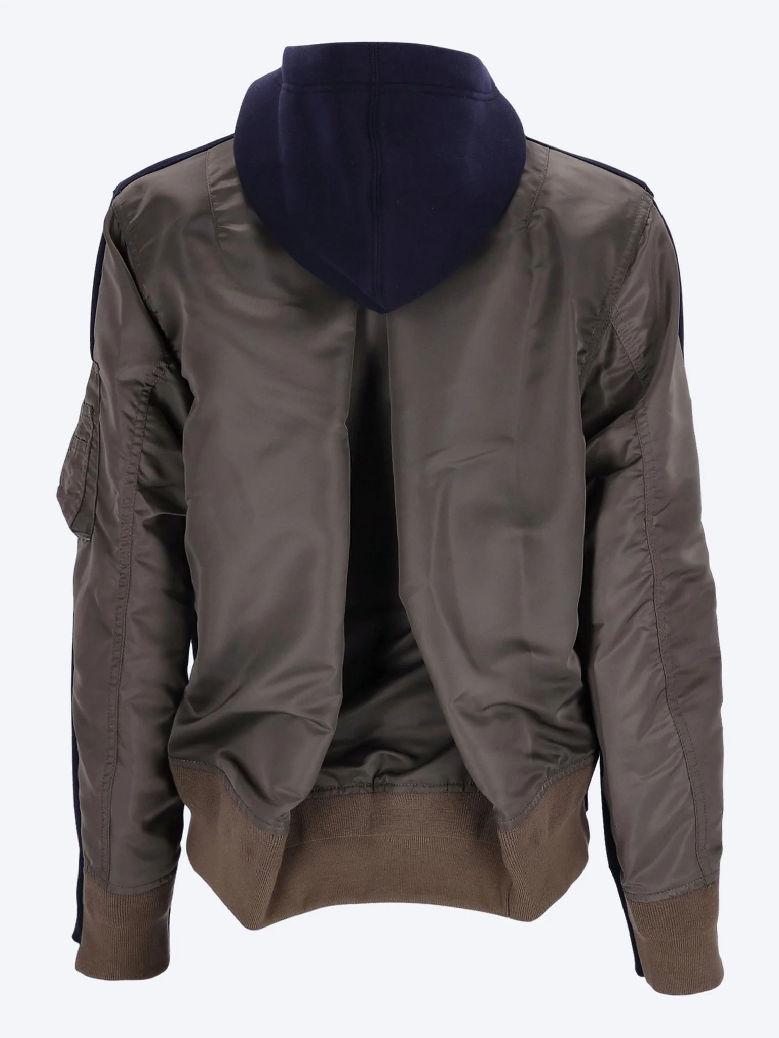Sponge sweat x nylon twill hoodie - Image 3