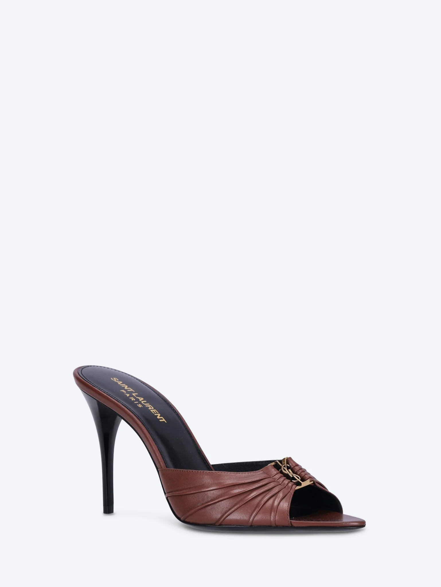 Babylone 90 smooth leather mules pumps - Image 2