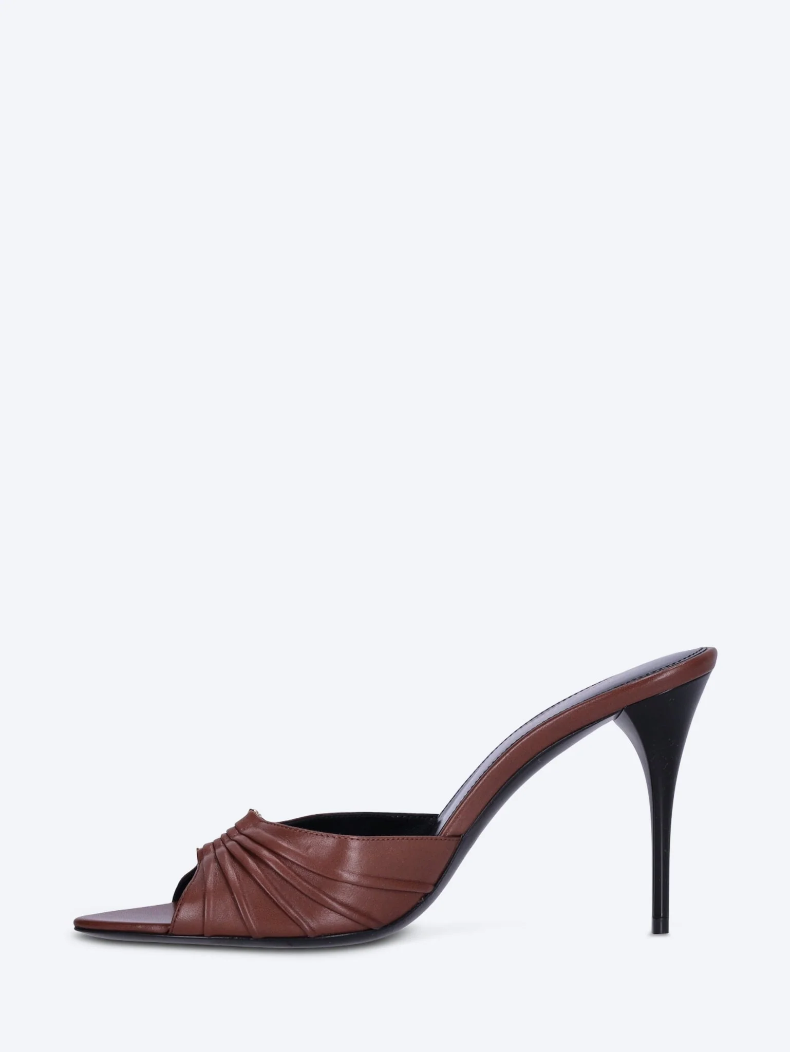 Babylone 90 smooth leather mules pumps - Image 4