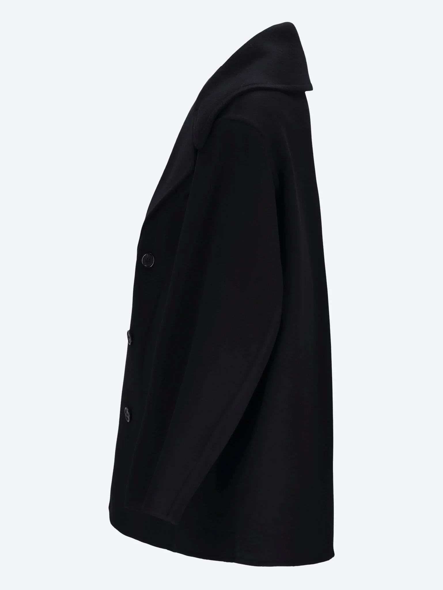 Brushed cashmere wool long coat - Image 2