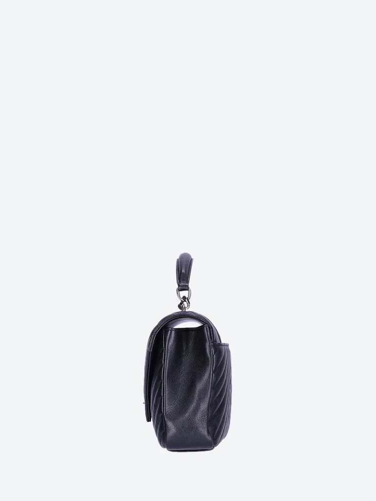 College medium quilted leather shoulder bag - Image 4