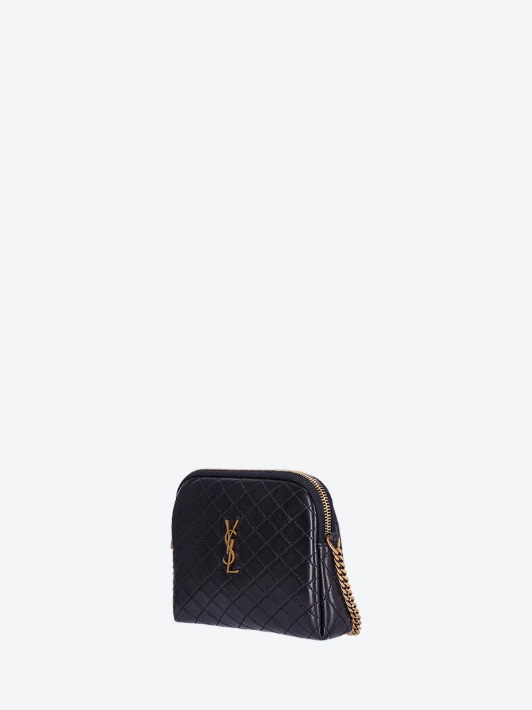 Gaby lambskin zippered shoulder bag - Image 2