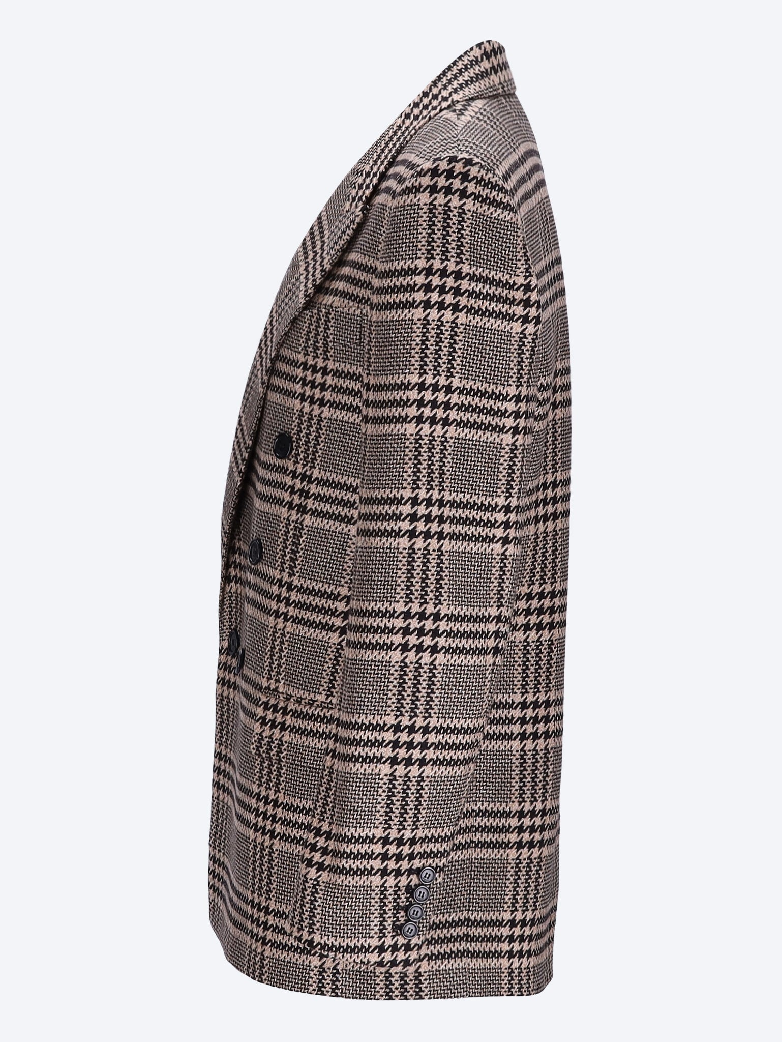 Prince of wales silk cashmere jacket - Image 2