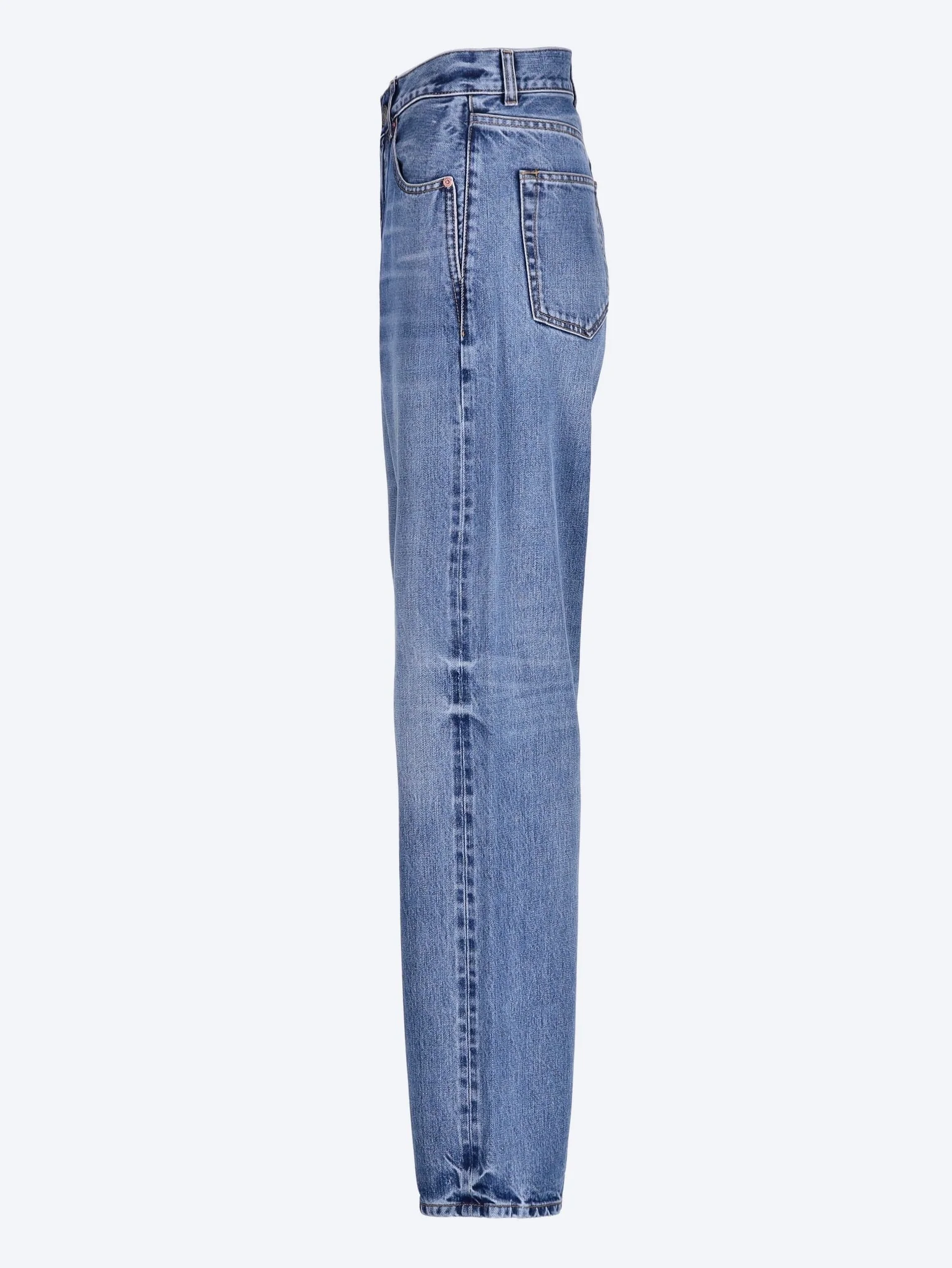 V waist baggy jeans - Image 2