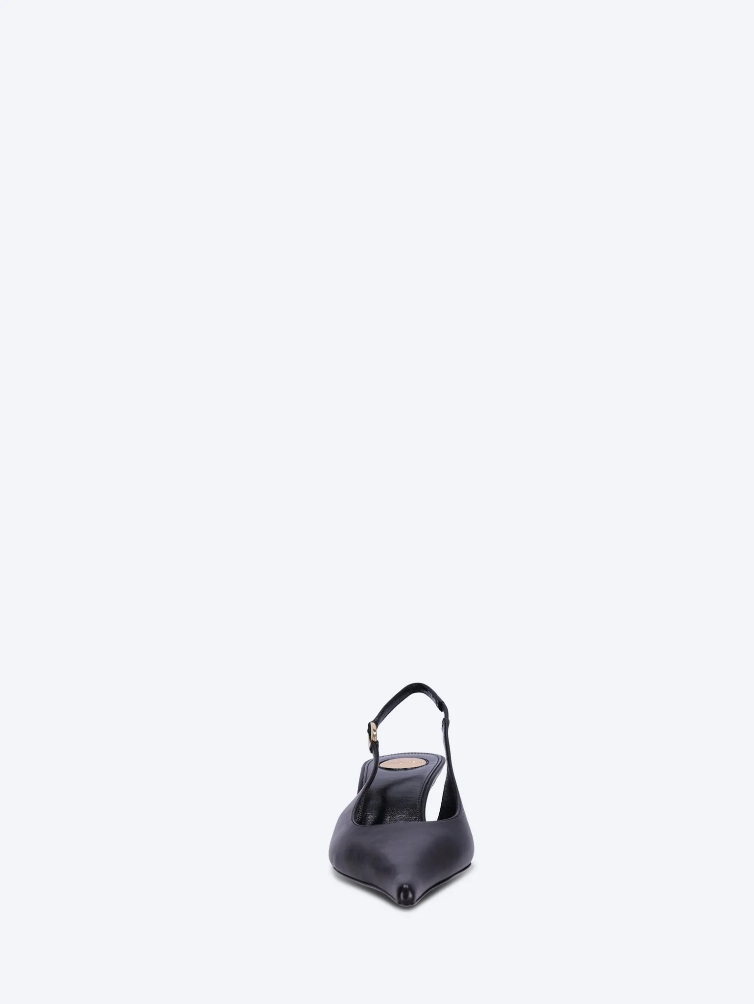 Vendome 50 smooth leather slingback pumps - Image 3