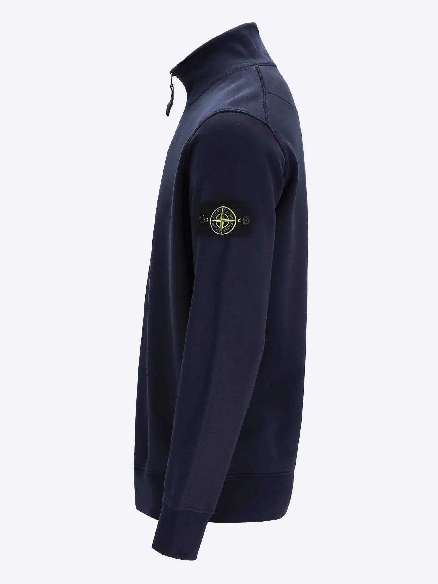 Organic cotton fleece long sleeve polo - Image 2