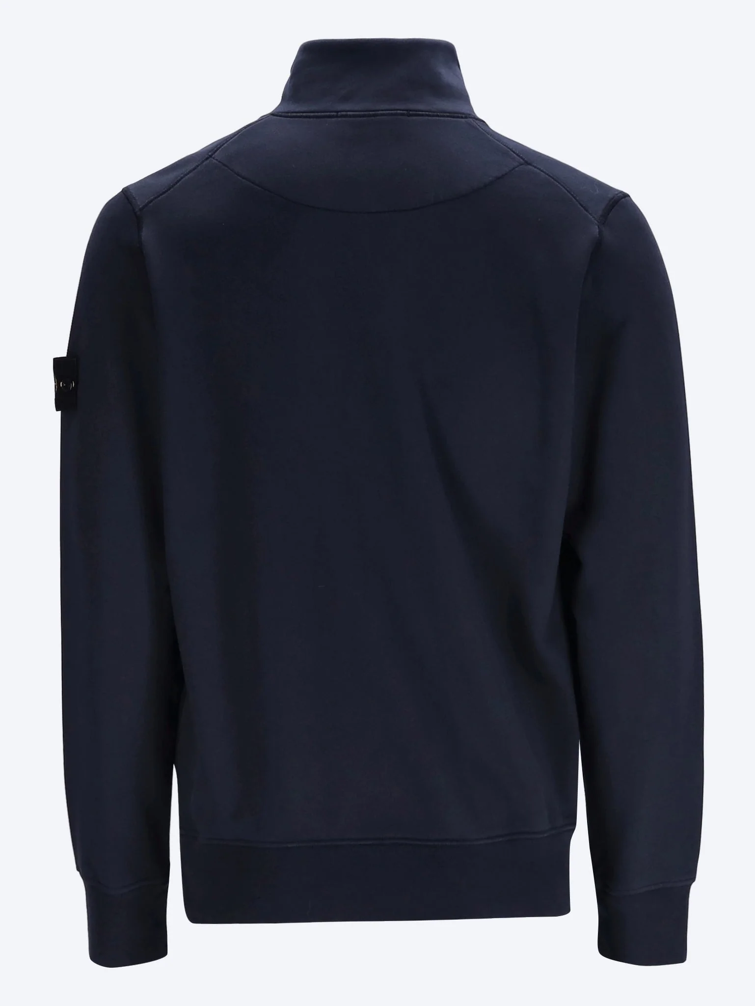 Organic cotton fleece long sleeve polo - Image 3