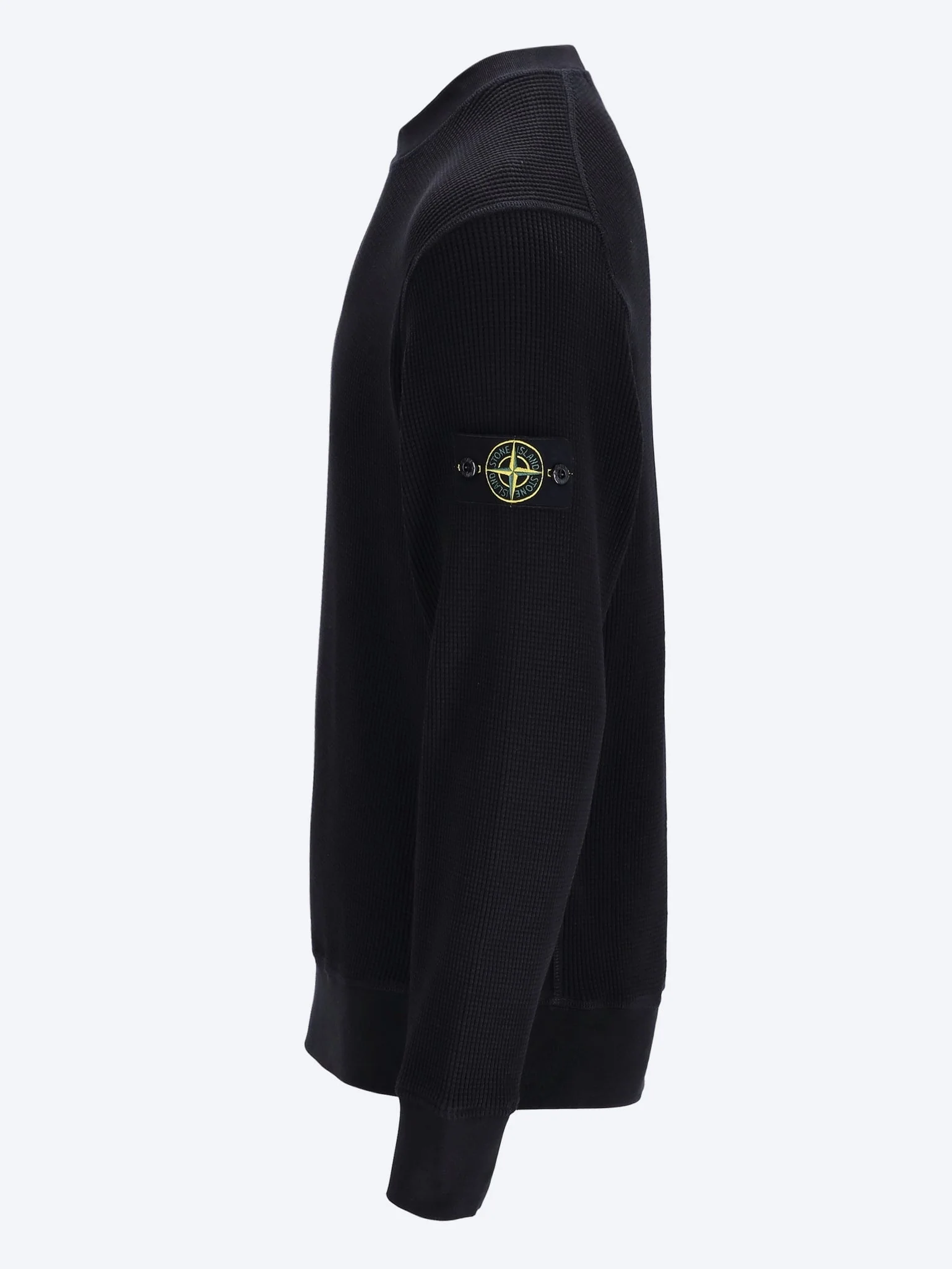 Organic cotton waffle fleece sweatshirt - Image 2