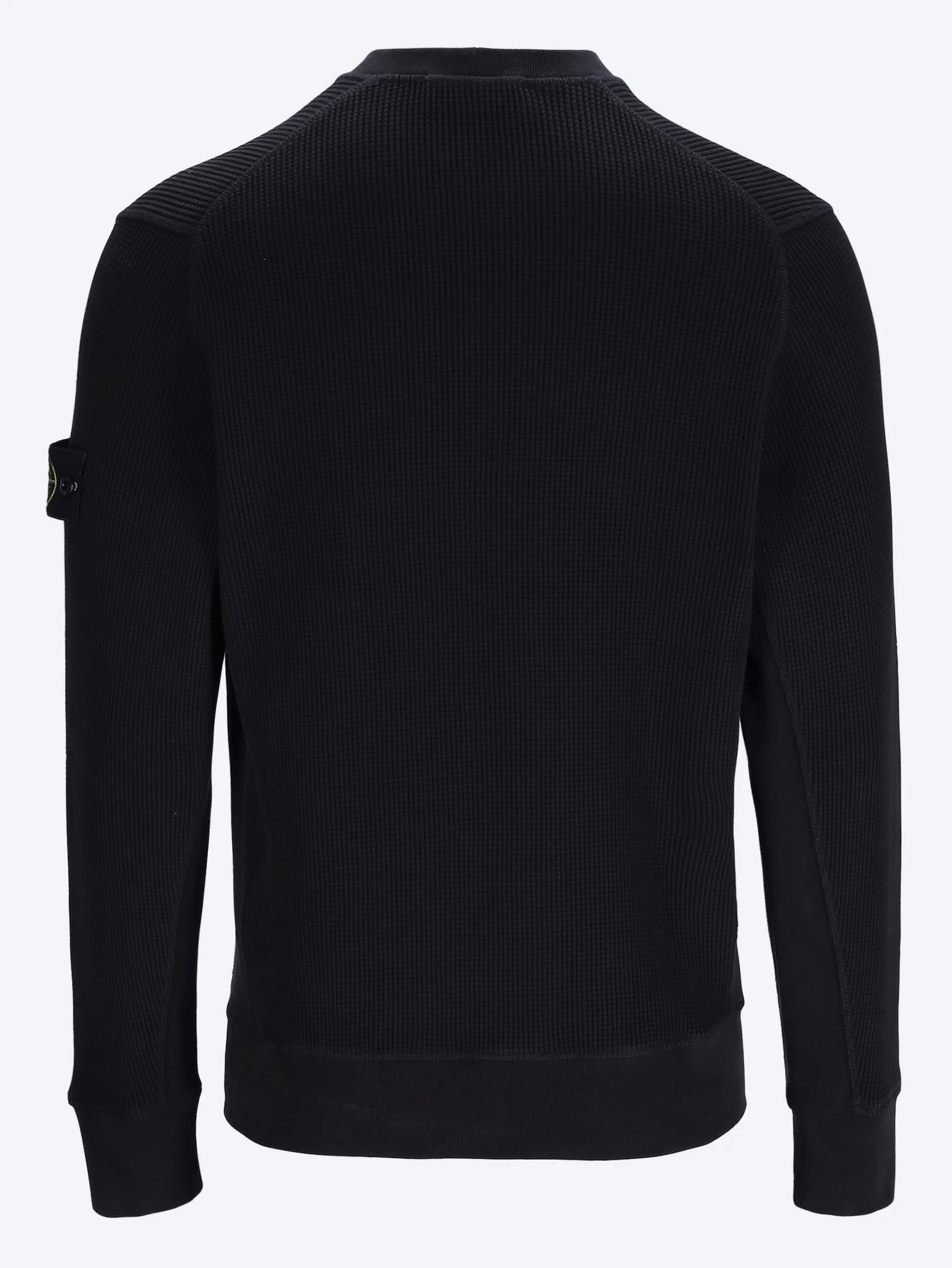 Organic cotton waffle fleece sweatshirt - Image 3