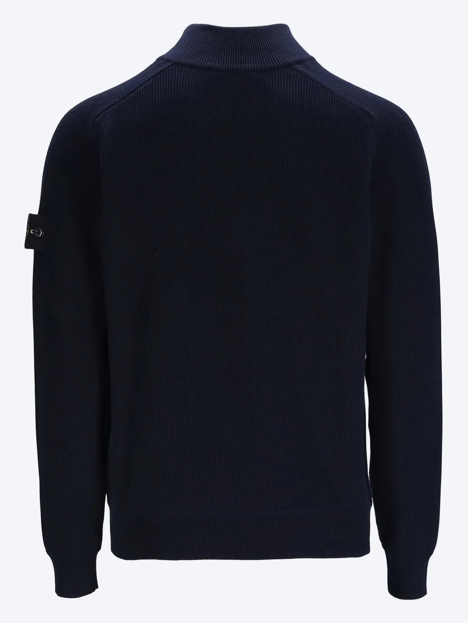 Ribbed soft organic cotton long sleeve polo - Image 3