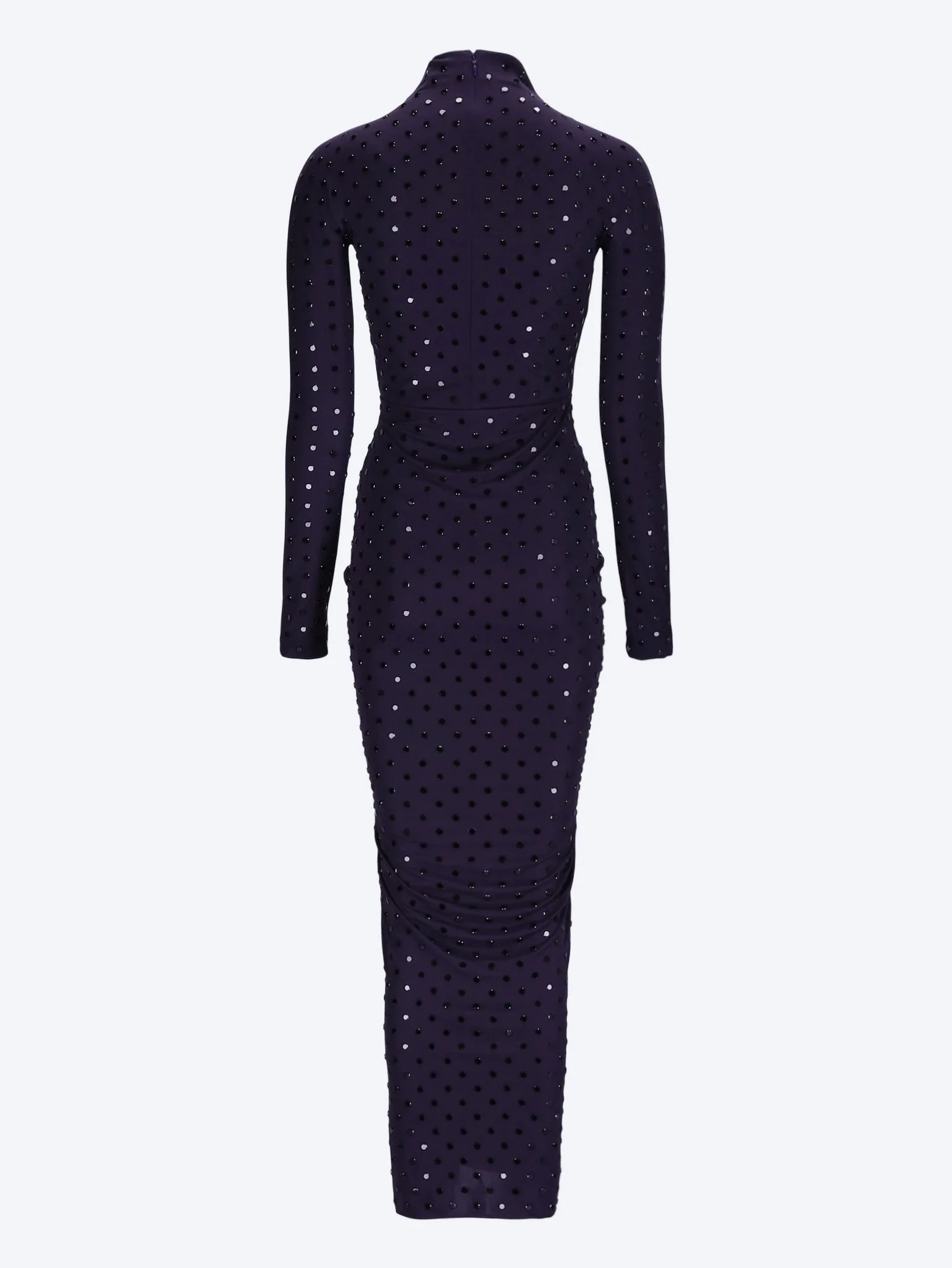 Strass jersey draped dress - Image 3