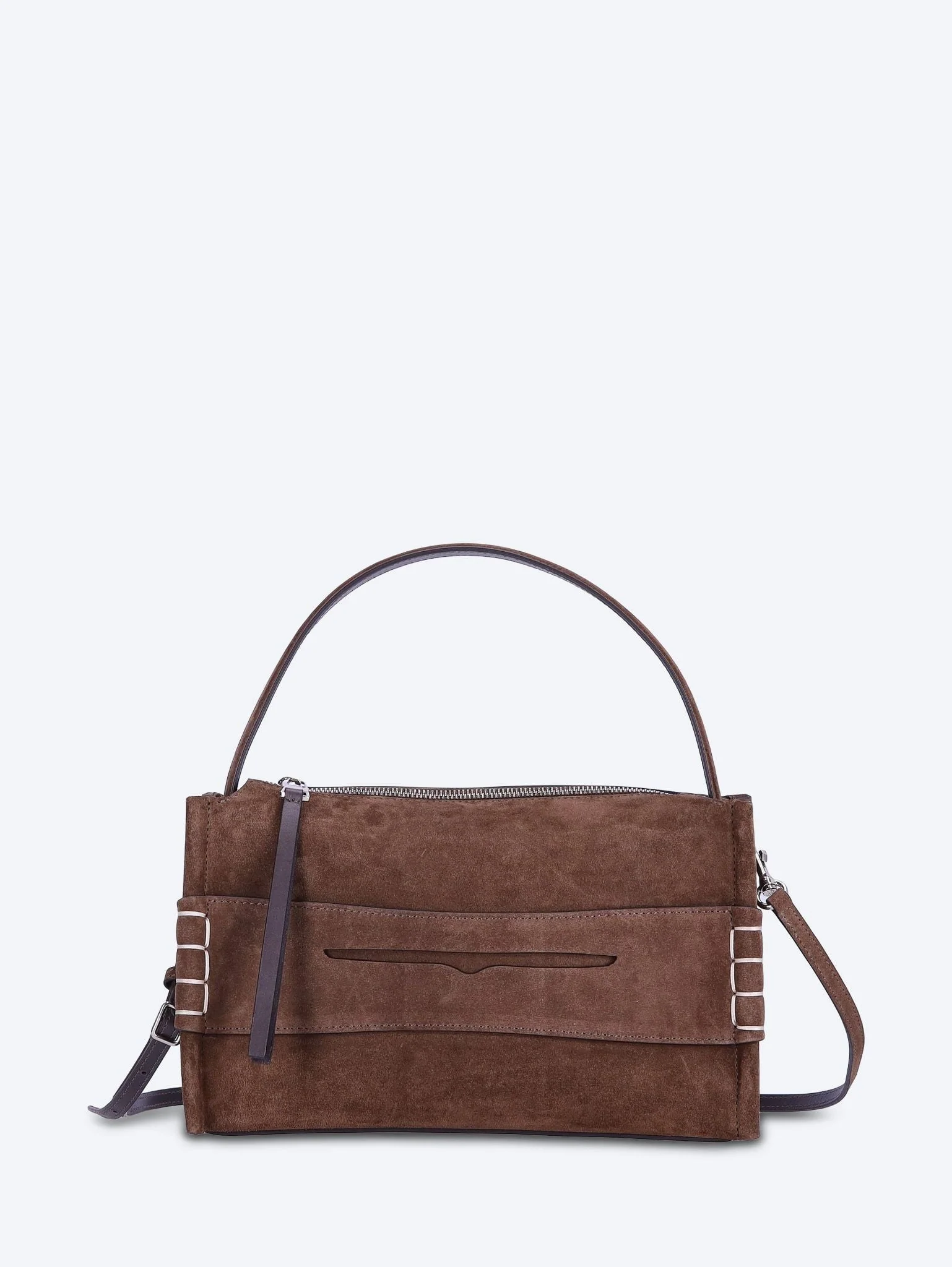 Suede loafer bag