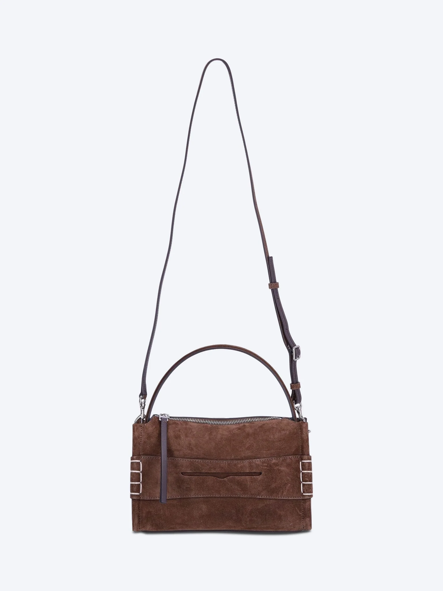 Suede small loafer bag - Image 3