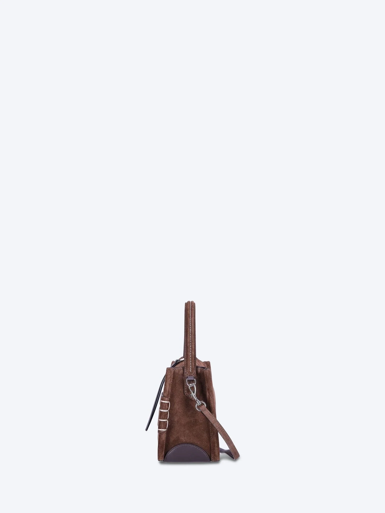 Suede small loafer bag - Image 4
