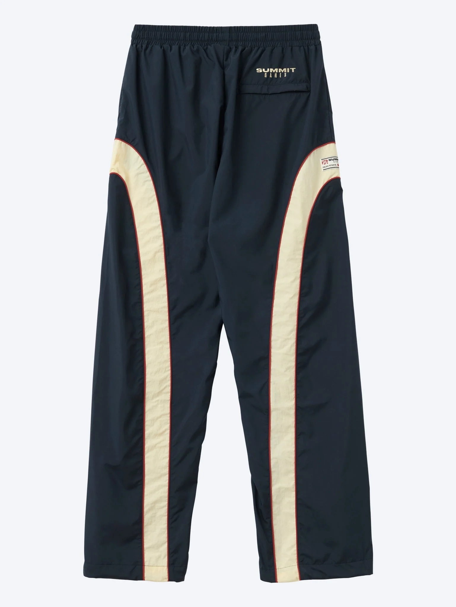 Contrast panel ripstop nylon track pants - Image 2