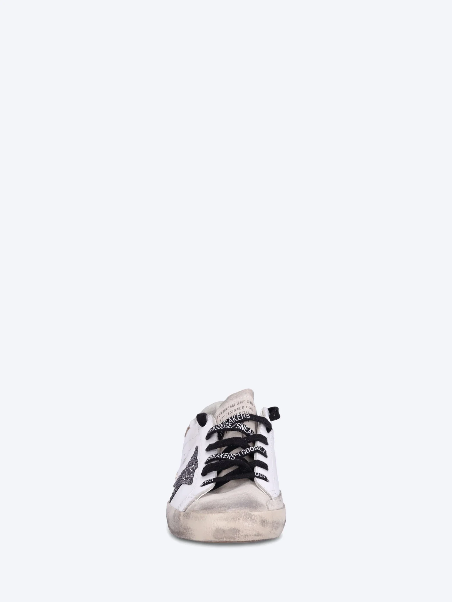 Super-star leather upper glitter star sneakers - Image 3